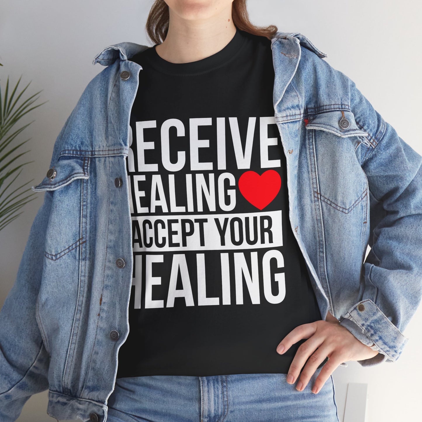 Unisex Heart Healing Heavy Cotton Tee