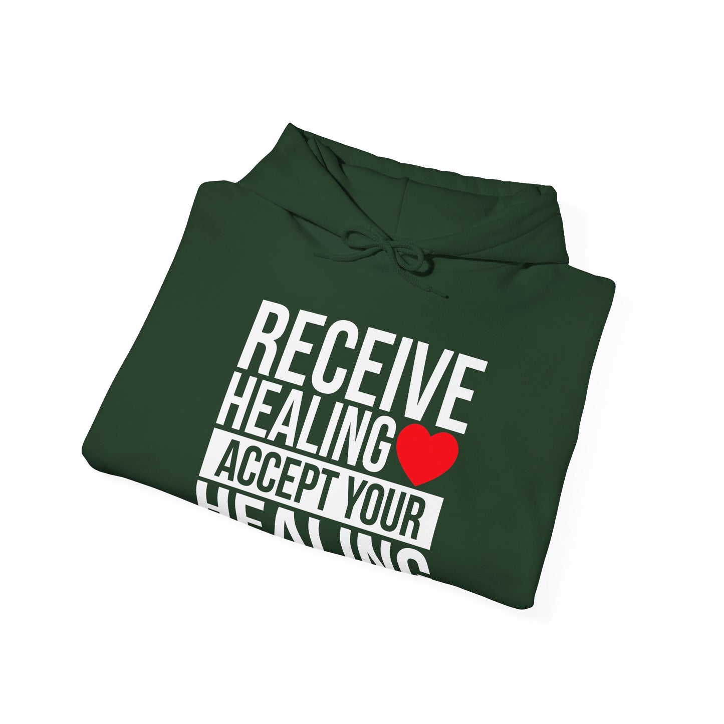Receive Healing Unisex Heavy Blend Hooded Sweatshirt