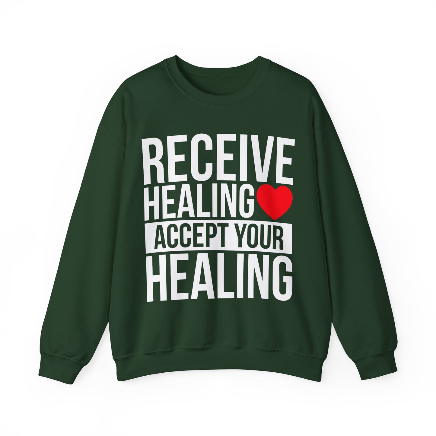 Receive Healing Crewneck Sweatshirt - Unisex Heavy Blend