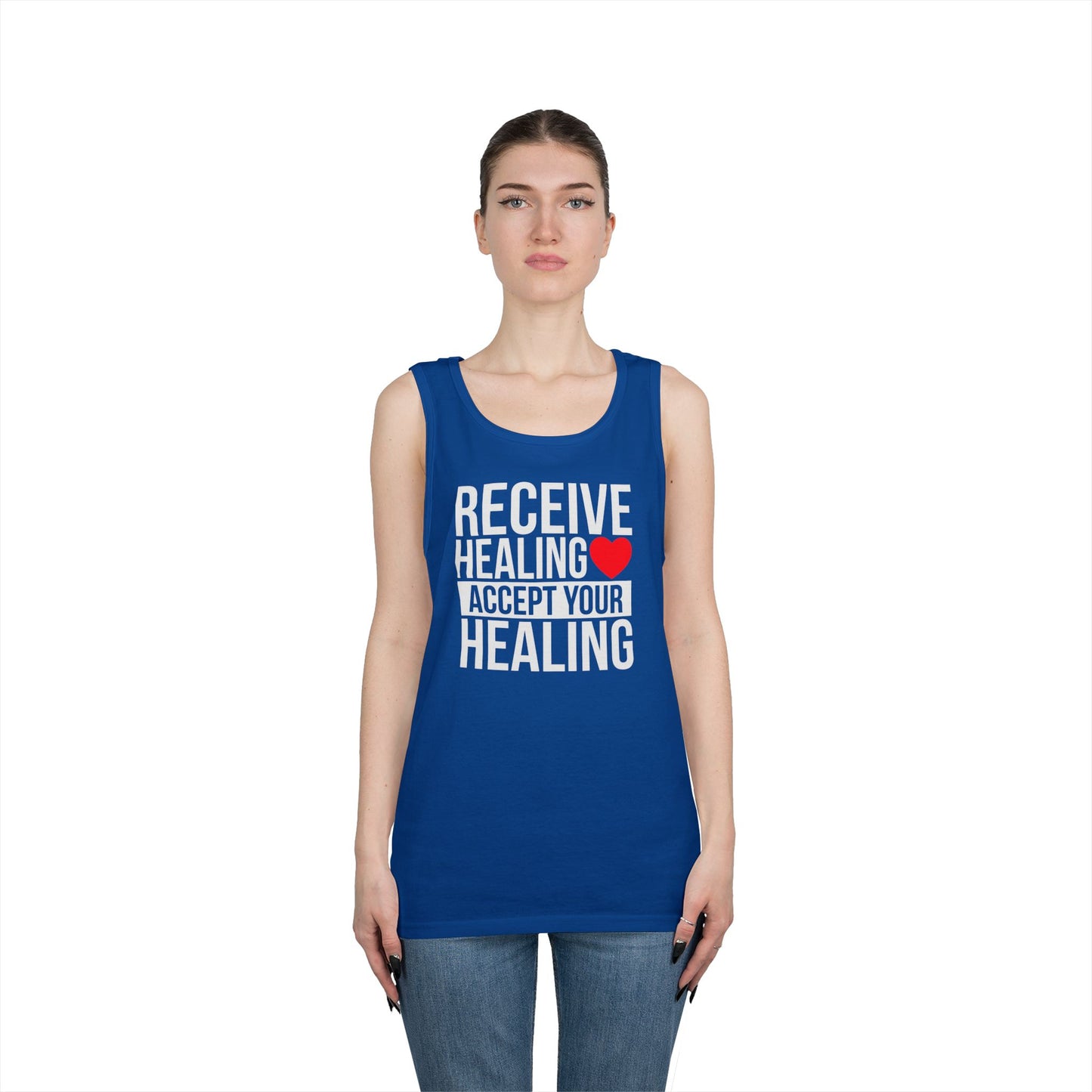 Receive Healing Heavy Cotton Tank Top