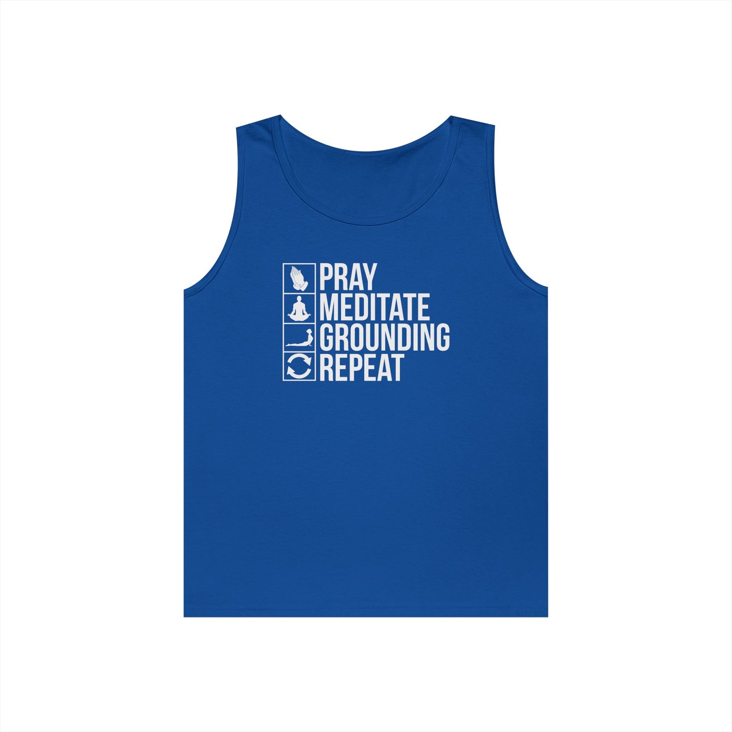 Repeat Unisex Heavy Cotton Tank Top