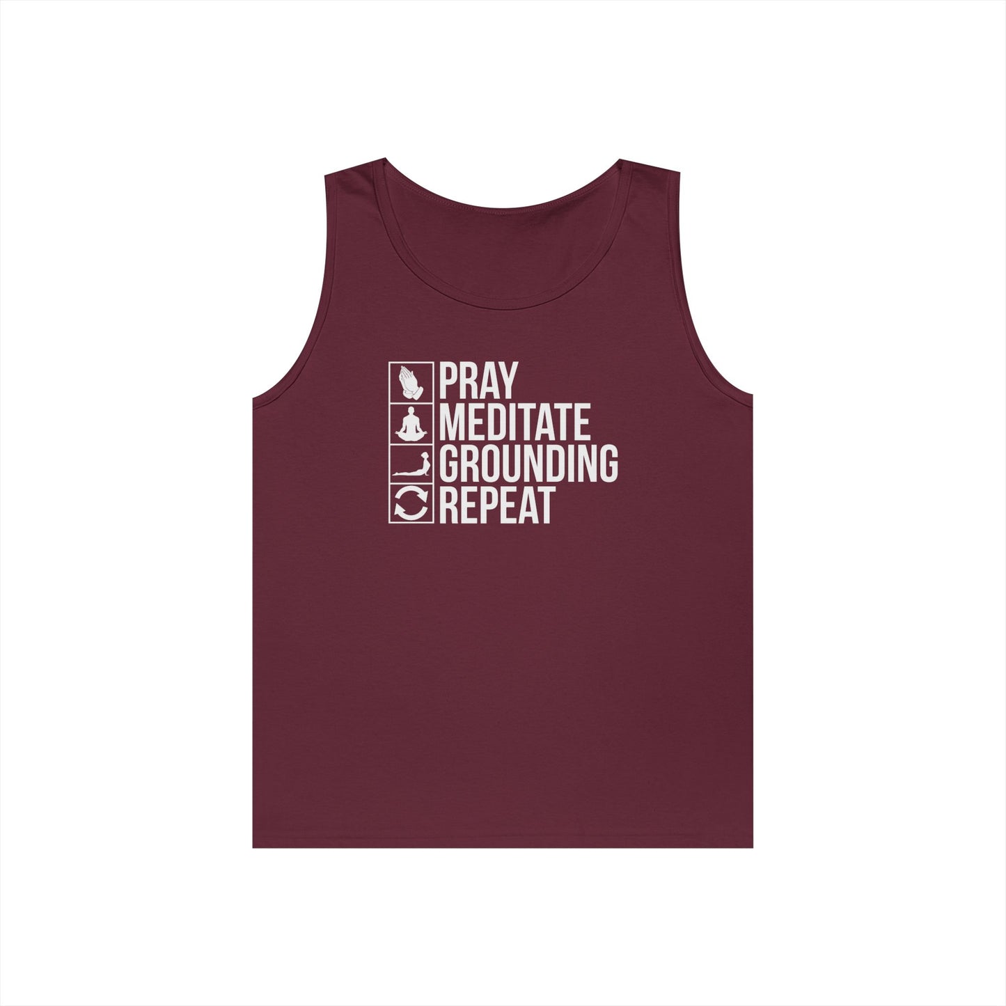 Repeat Unisex Heavy Cotton Tank Top