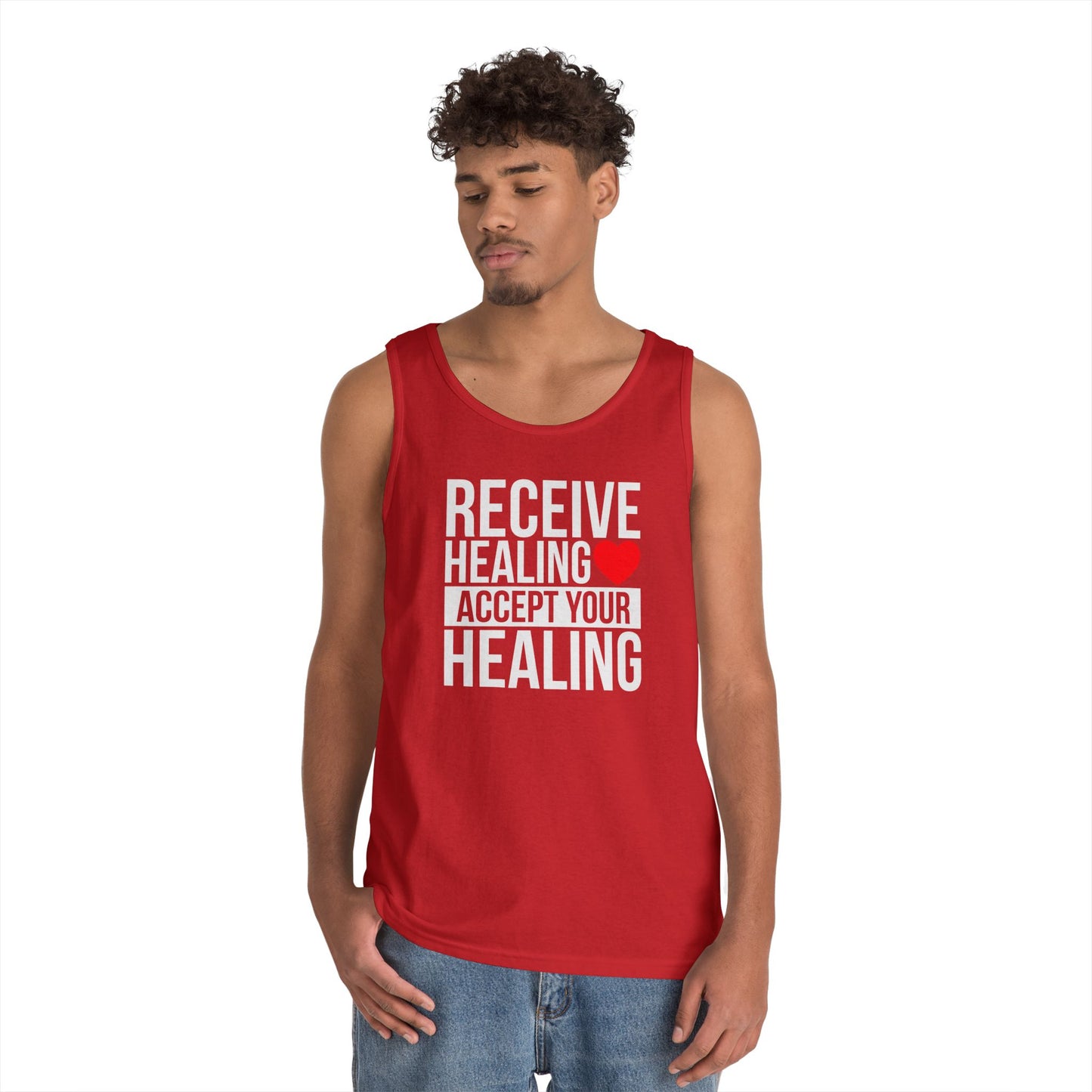 Receive Healing Heavy Cotton Tank Top