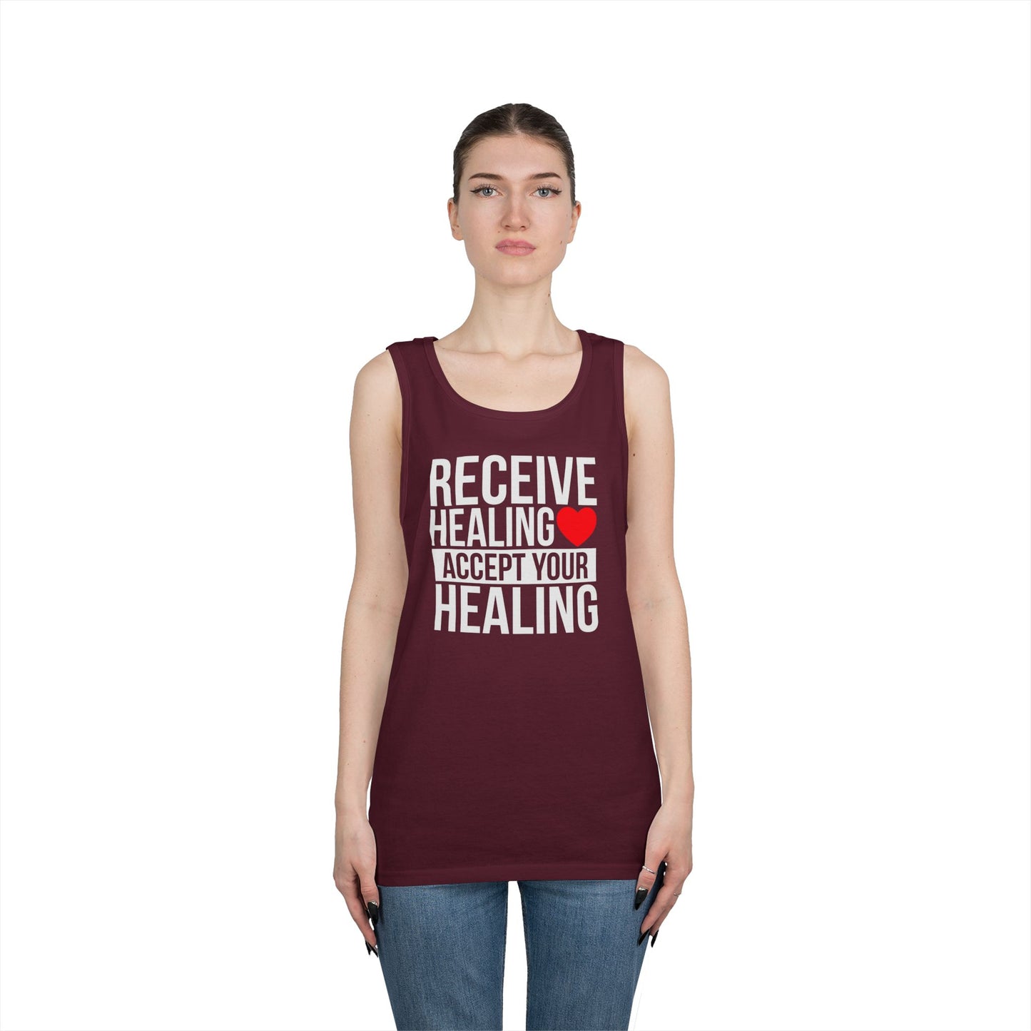 Receive Healing Heavy Cotton Tank Top