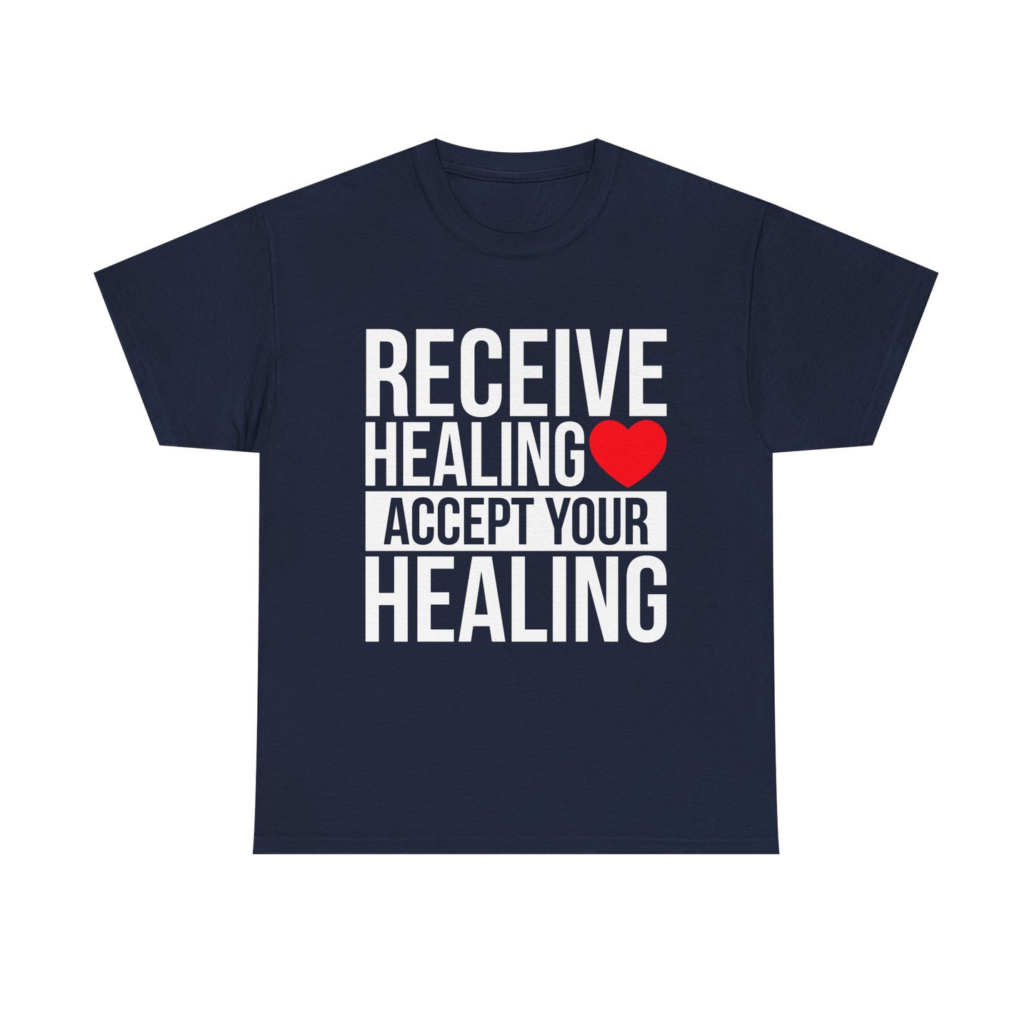 Unisex Heart Healing Heavy Cotton Tee