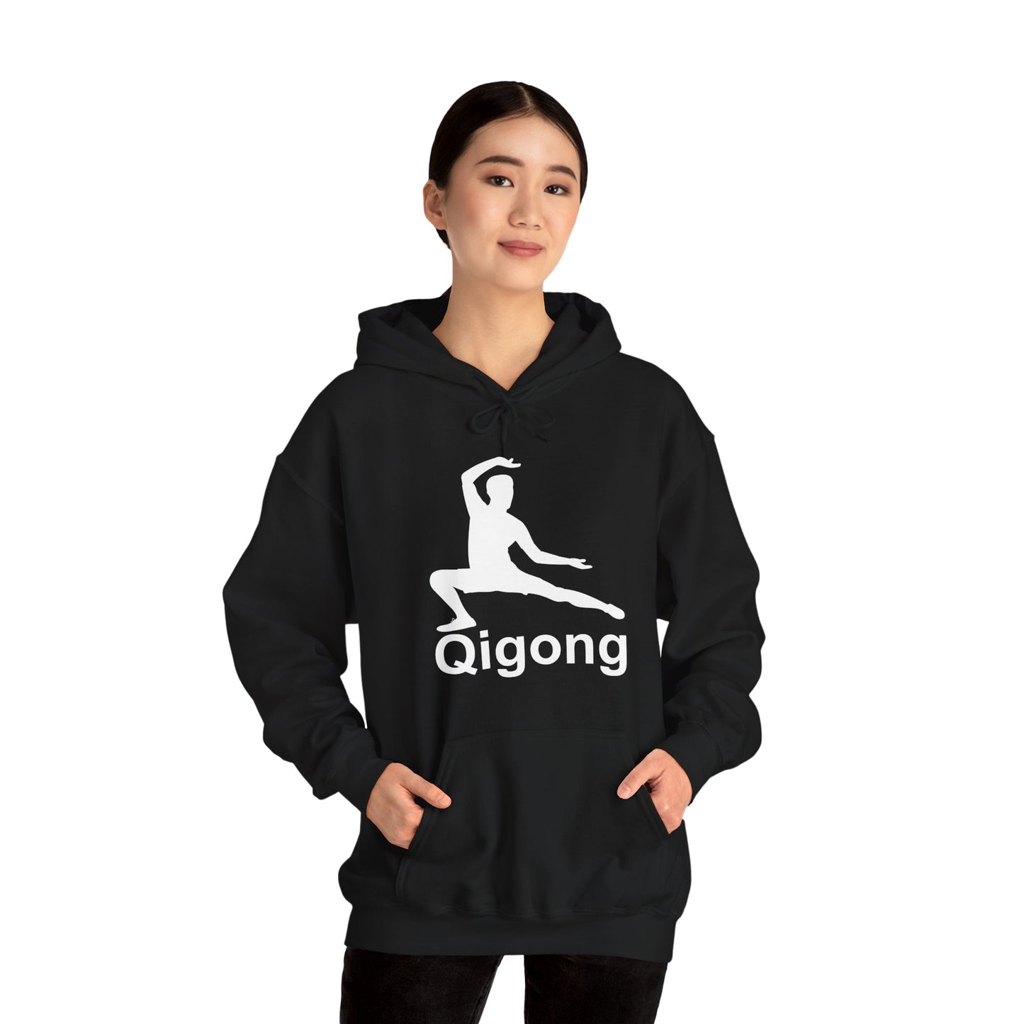 Qigong Unisex Heavy Blend Hooded Sweatshirt