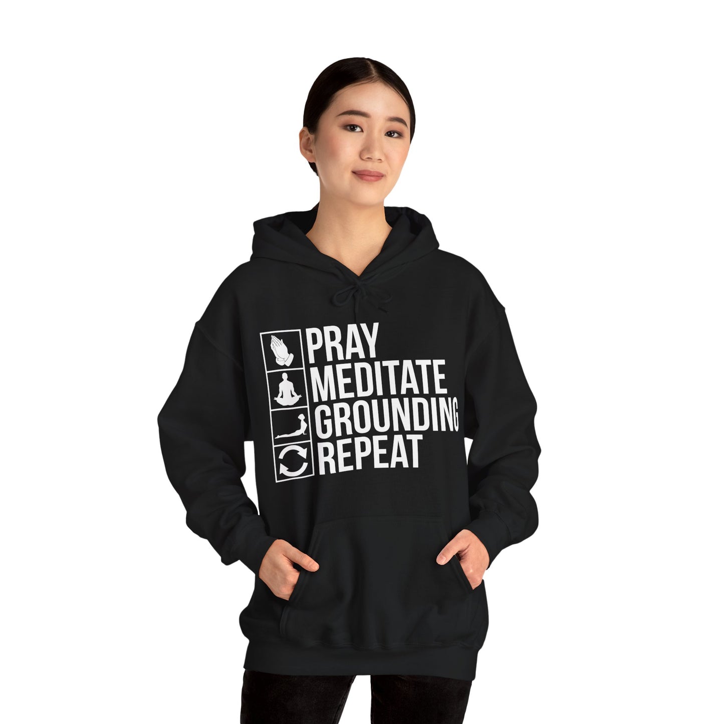 Repeat Unisex Heavy Blend Hooded Sweatshirt