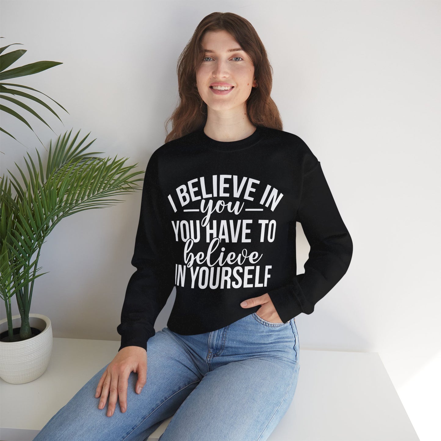 Believe in Yourself Unisex Heavy Blend™ Crewneck Sweatshirt