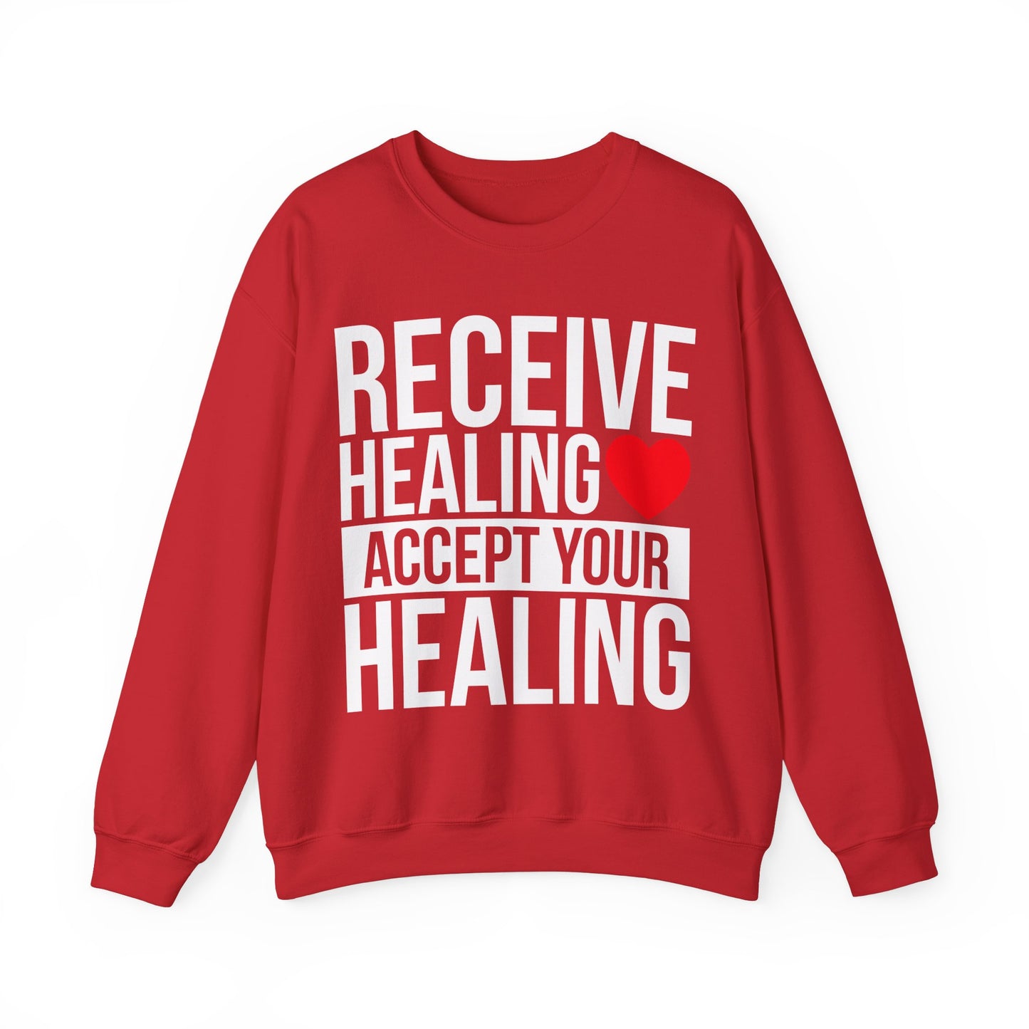 Receive Healing Crewneck Sweatshirt - Unisex Heavy Blend