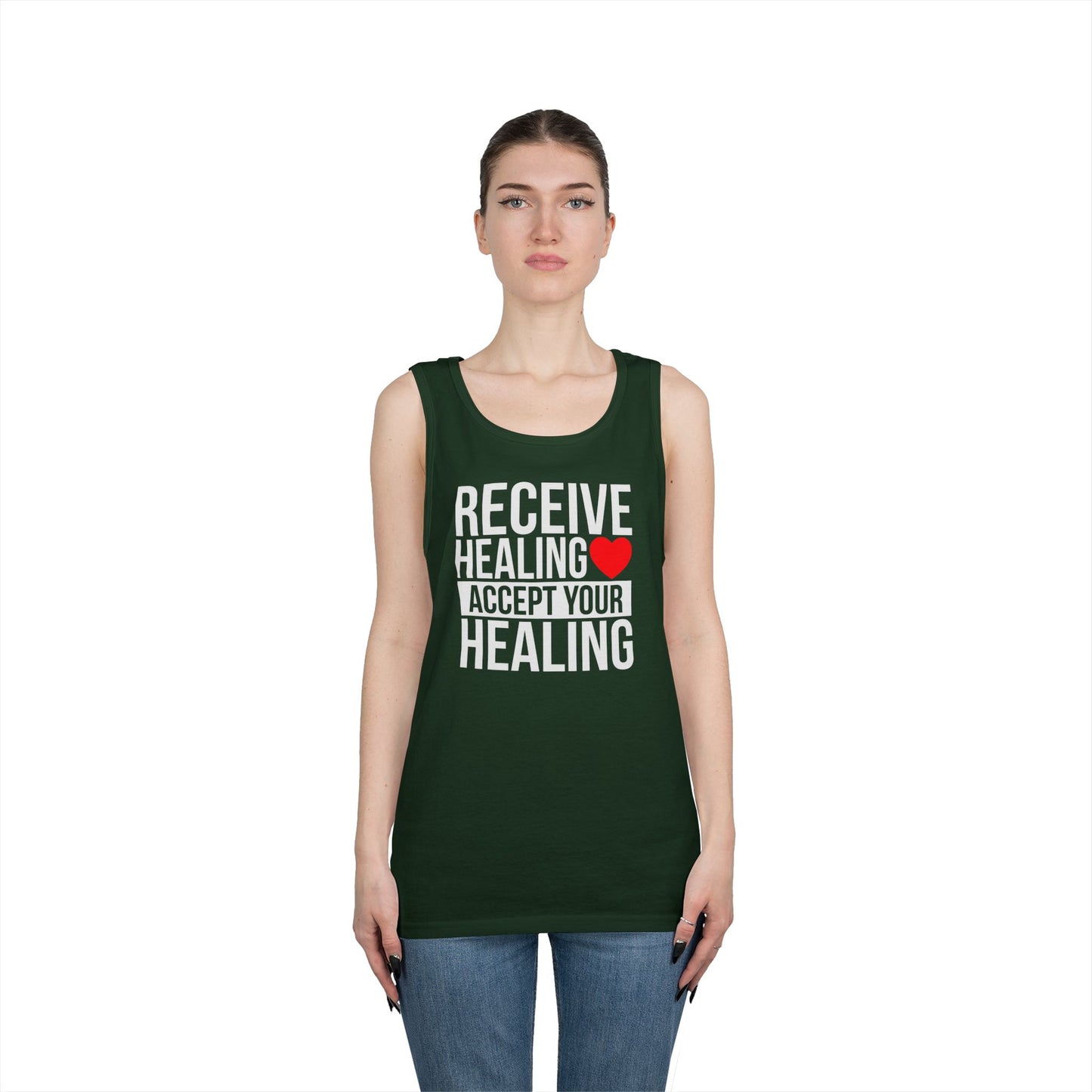 Receive Healing Heavy Cotton Tank Top