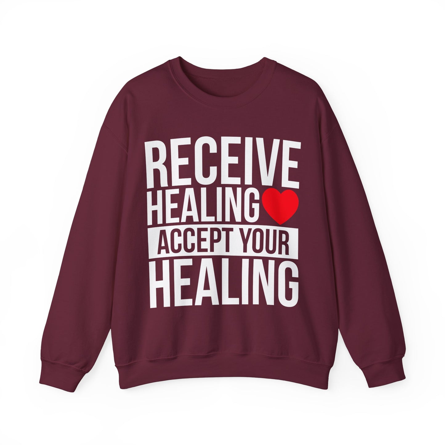 Receive Healing Crewneck Sweatshirt - Unisex Heavy Blend