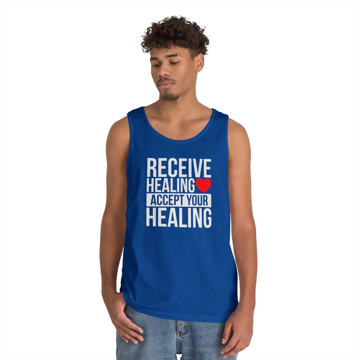 Receive Healing Heavy Cotton Tank Top