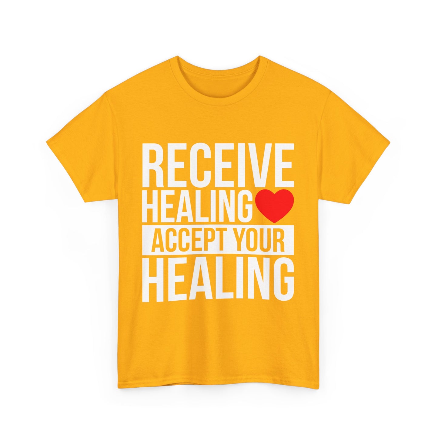 Unisex Heart Healing Heavy Cotton Tee