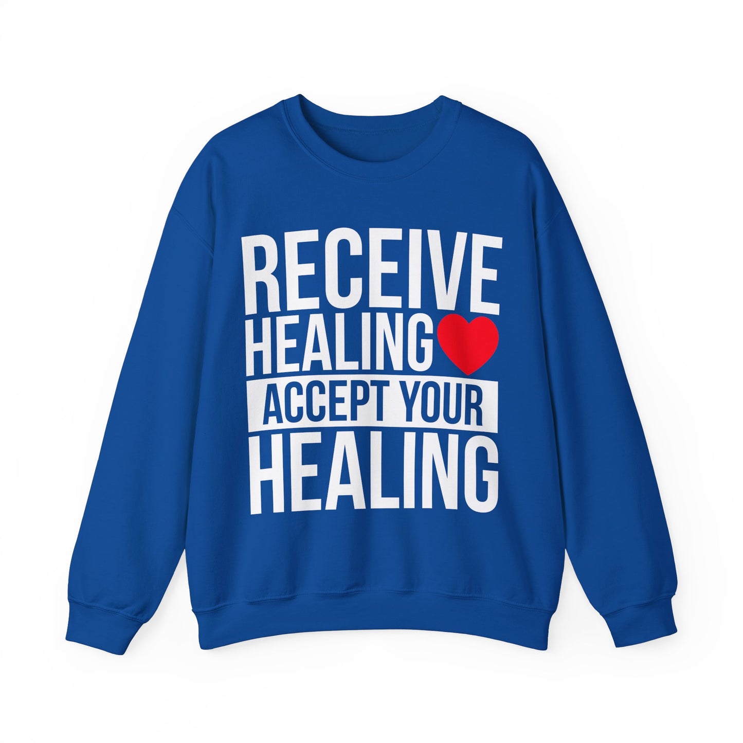 Receive Healing Crewneck Sweatshirt - Unisex Heavy Blend