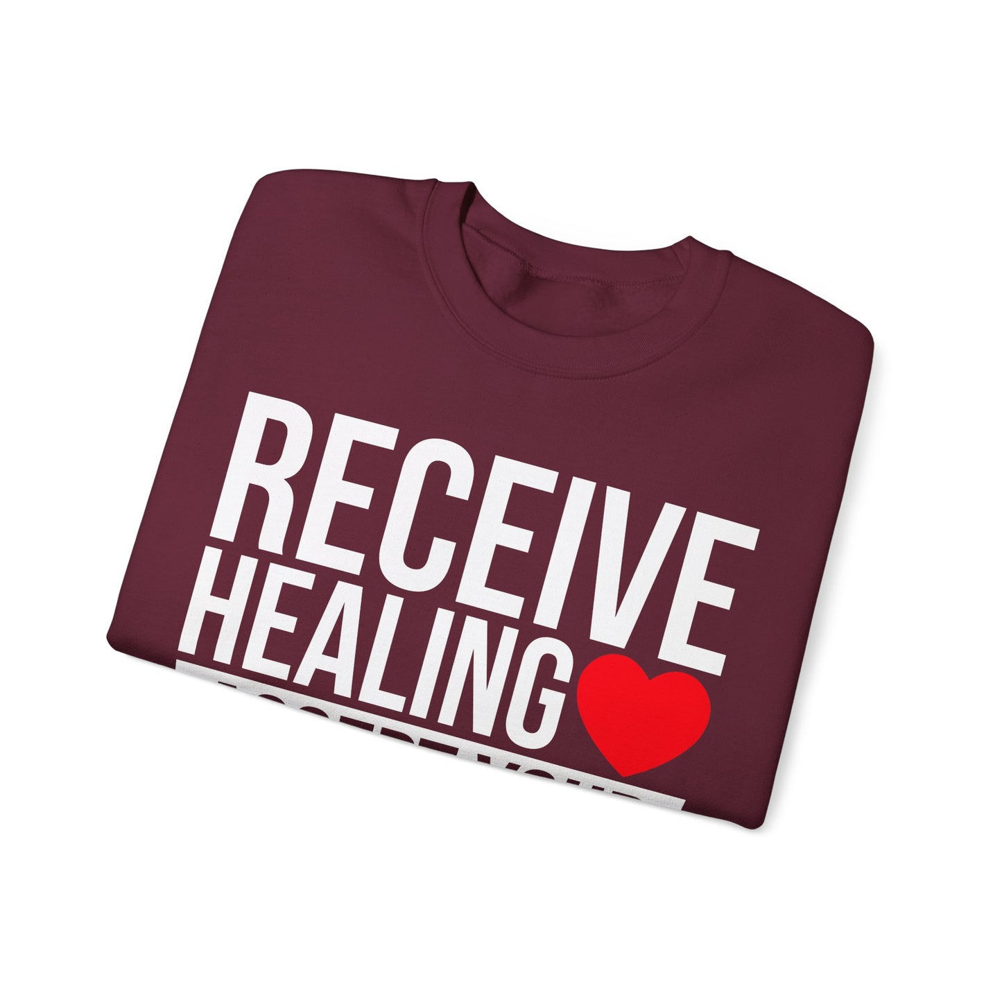 Receive Healing Crewneck Sweatshirt - Unisex Heavy Blend