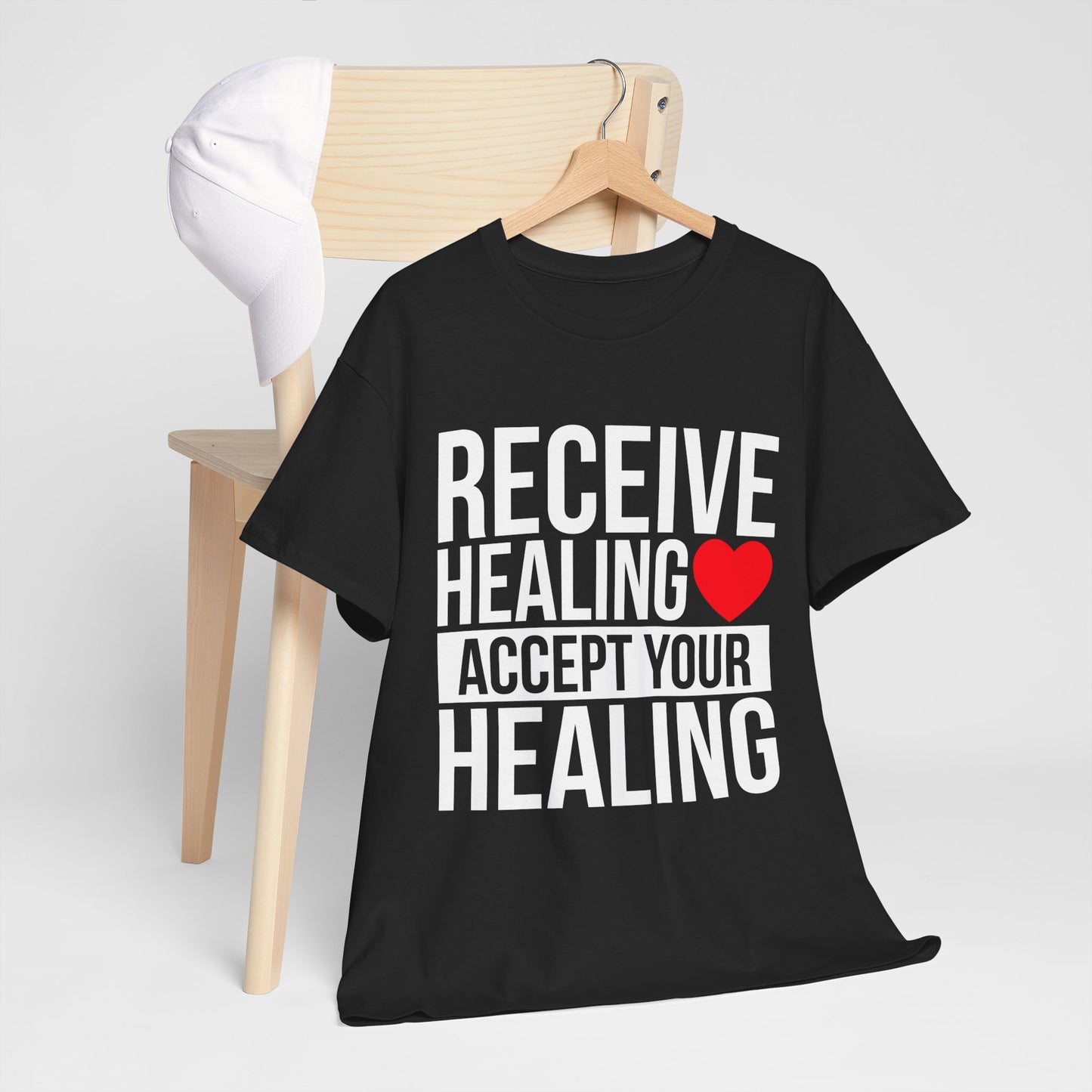 Unisex Heart Healing Heavy Cotton Tee