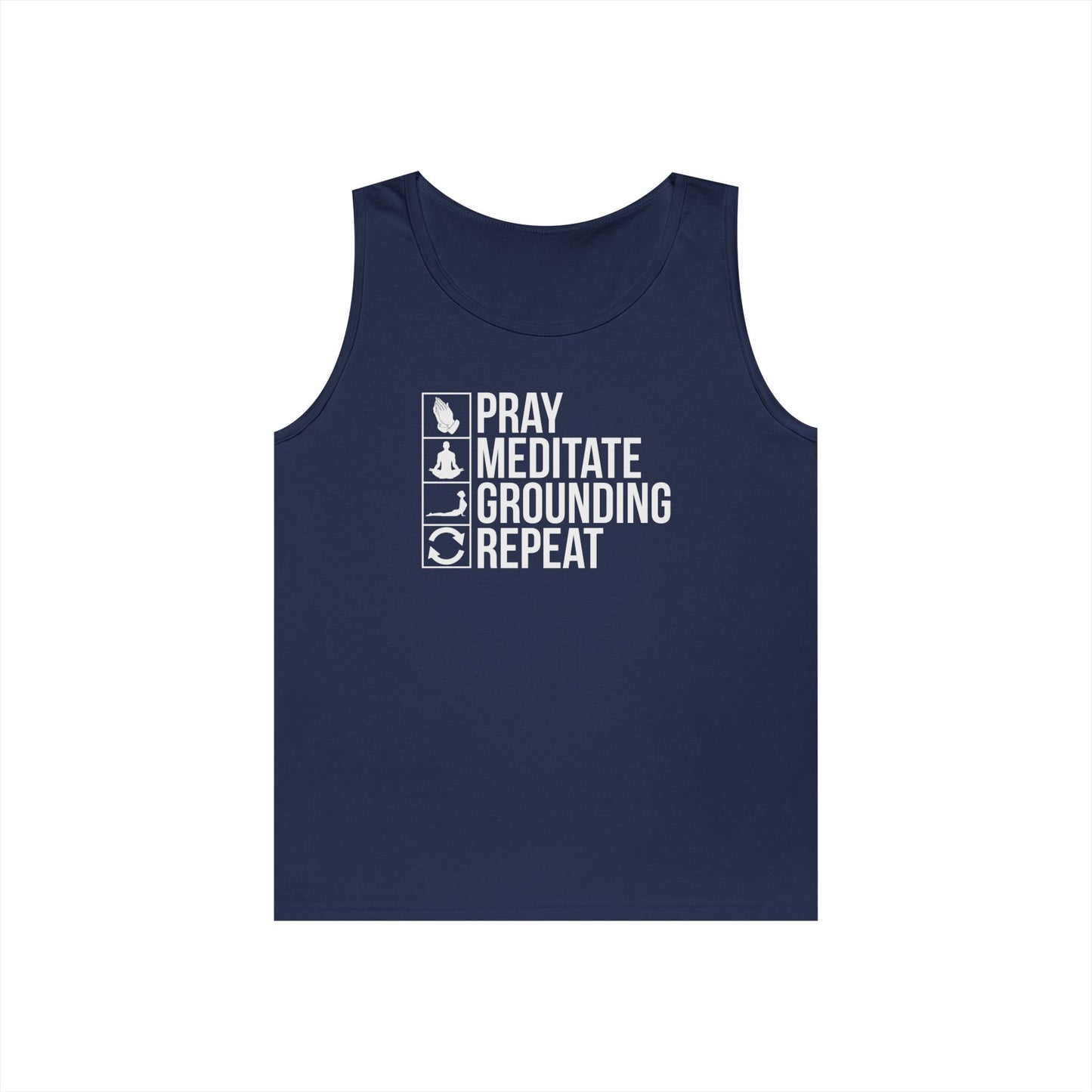 Repeat Unisex Heavy Cotton Tank Top