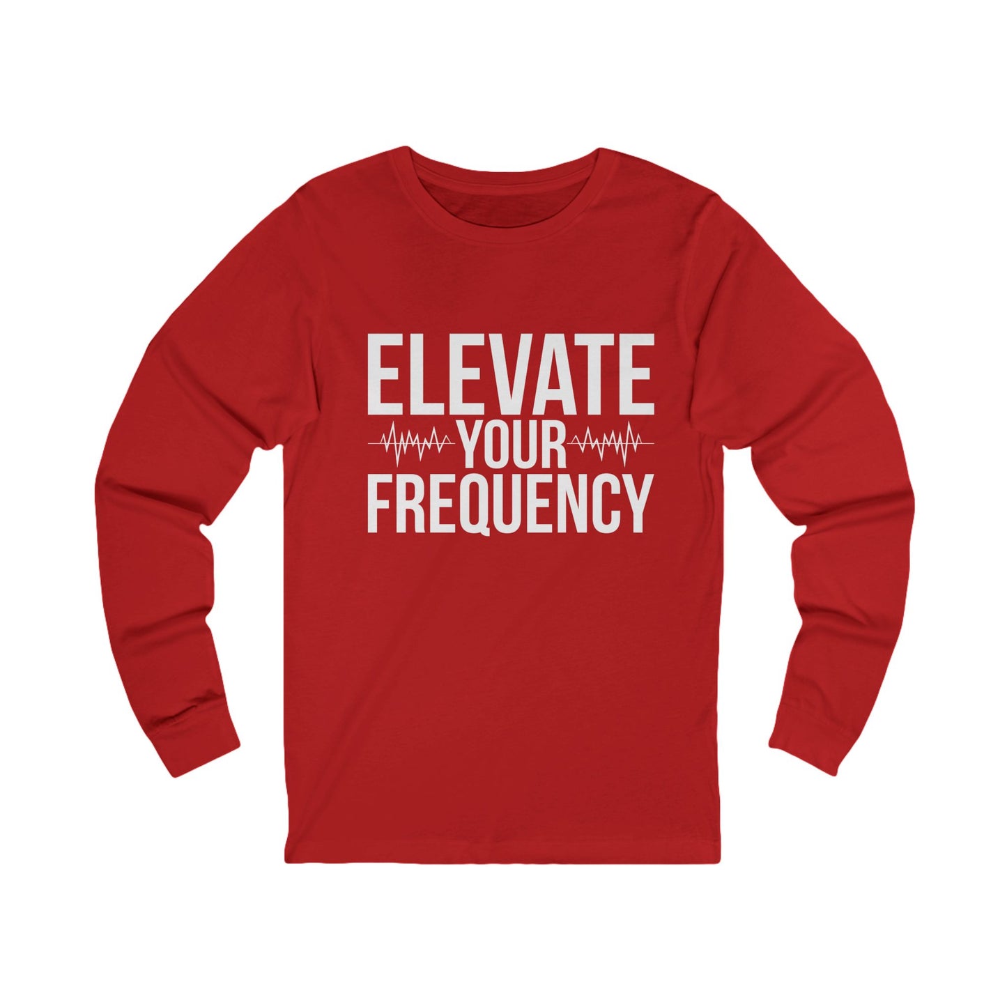 Elevate Your Frequency Unisex Long Sleeve Tee