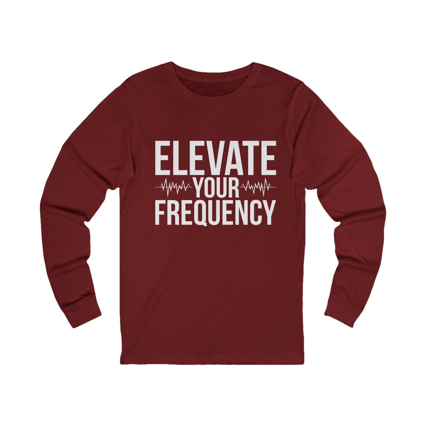 Elevate Your Frequency Unisex Long Sleeve Tee