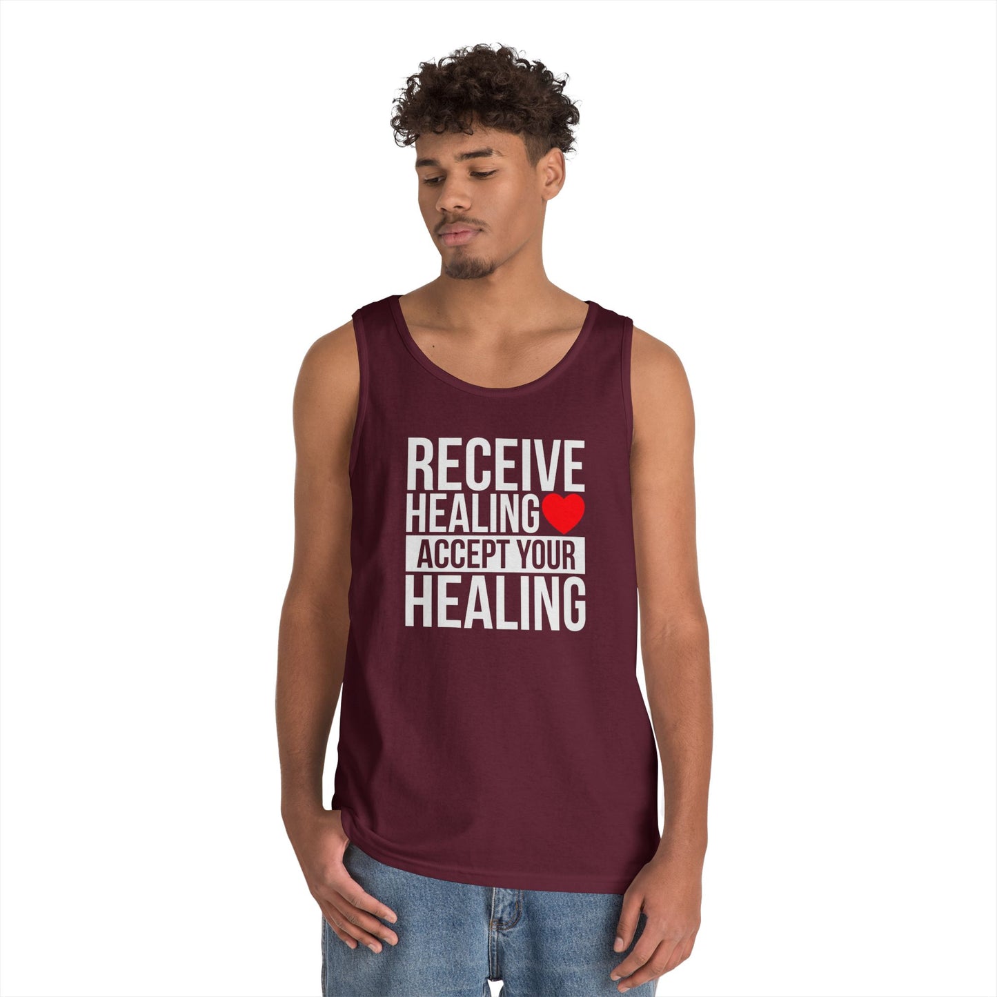 Receive Healing Heavy Cotton Tank Top