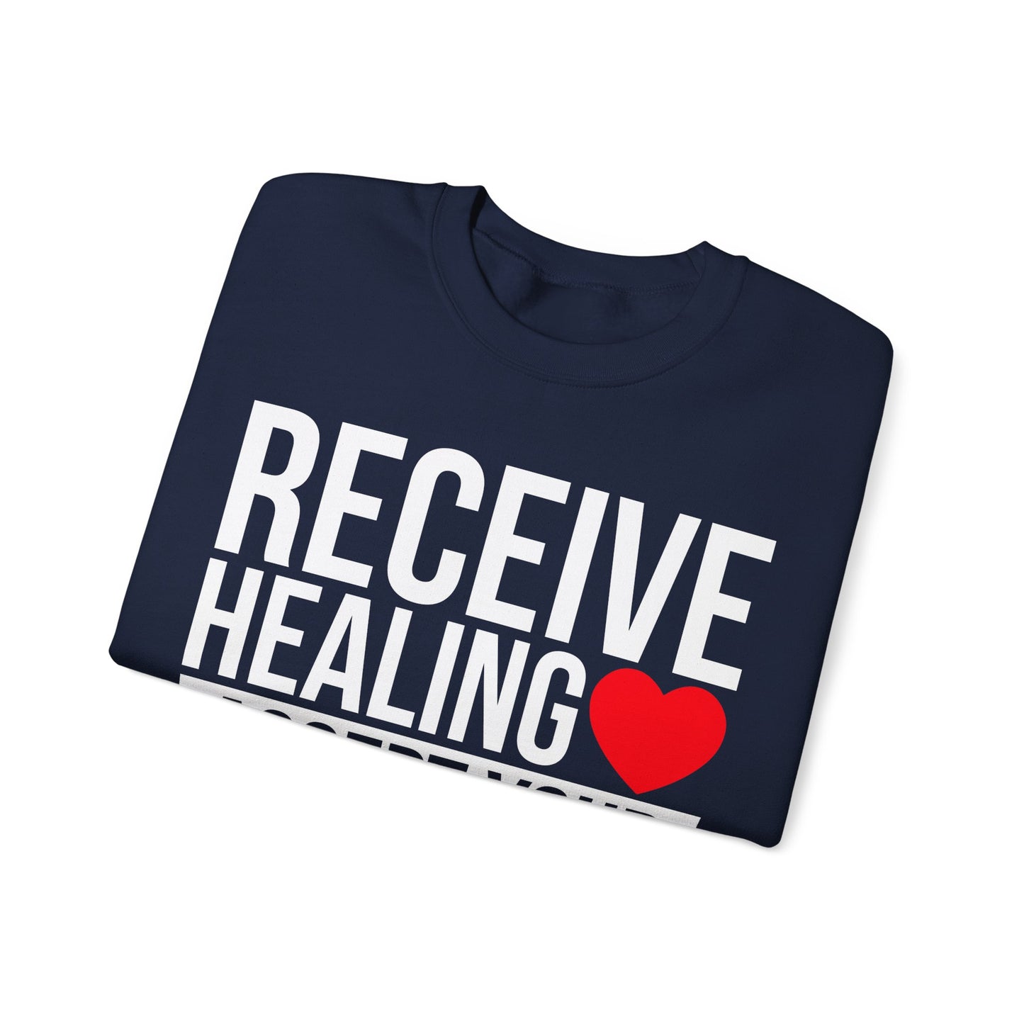 Receive Healing Crewneck Sweatshirt - Unisex Heavy Blend