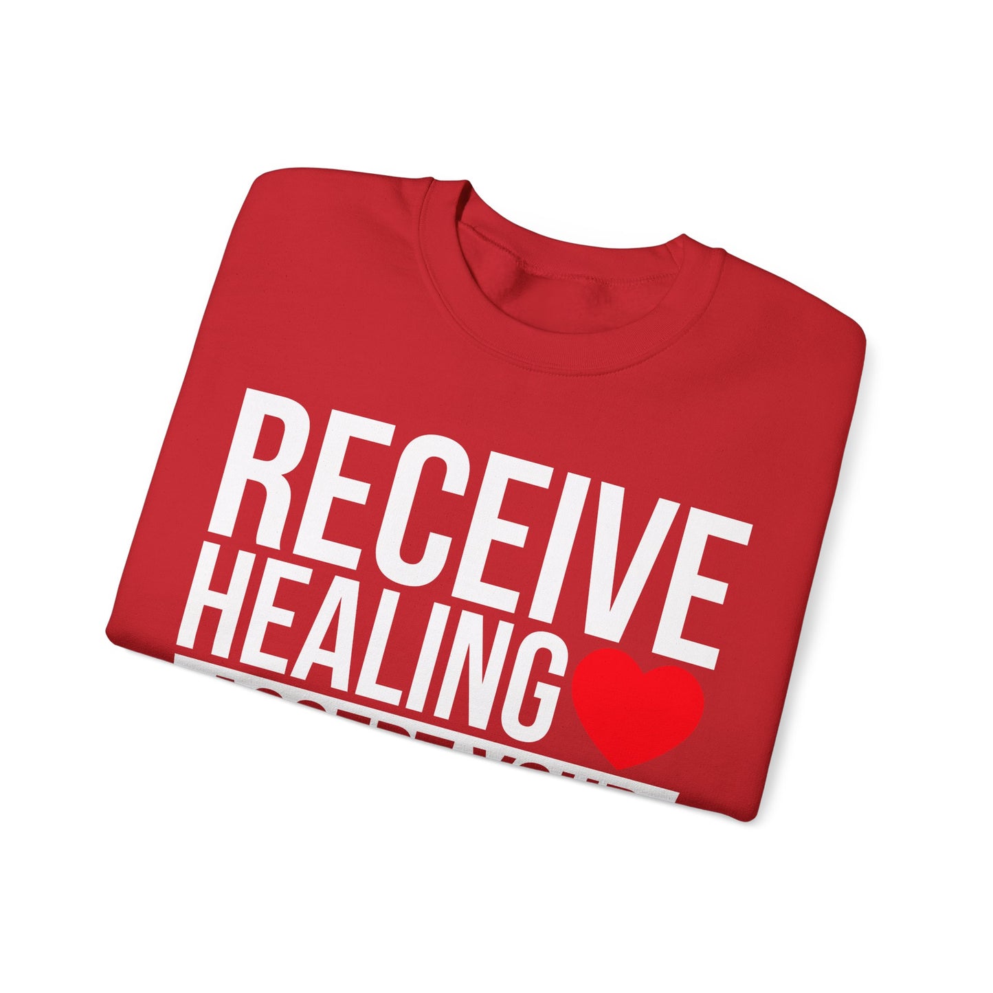 Receive Healing Crewneck Sweatshirt - Unisex Heavy Blend