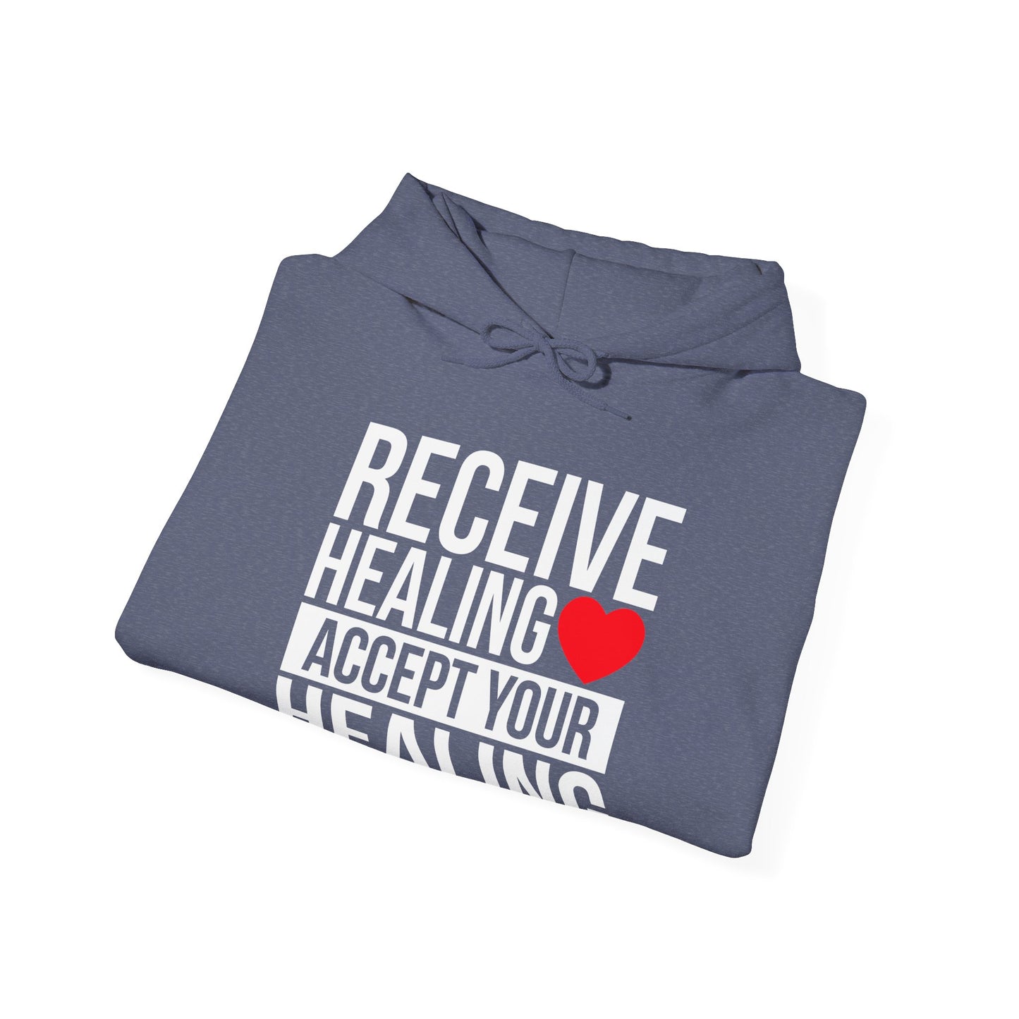 Receive Healing Unisex Heavy Blend Hooded Sweatshirt