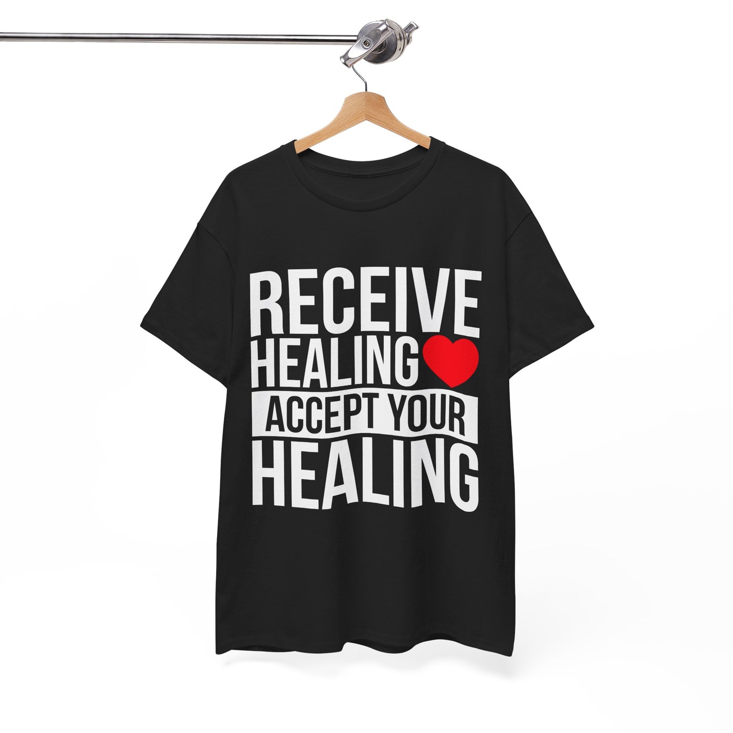Unisex Heart Healing Heavy Cotton Tee