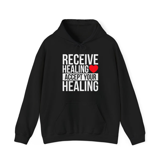Receive Healing Unisex Heavy Blend Hooded Sweatshirt
