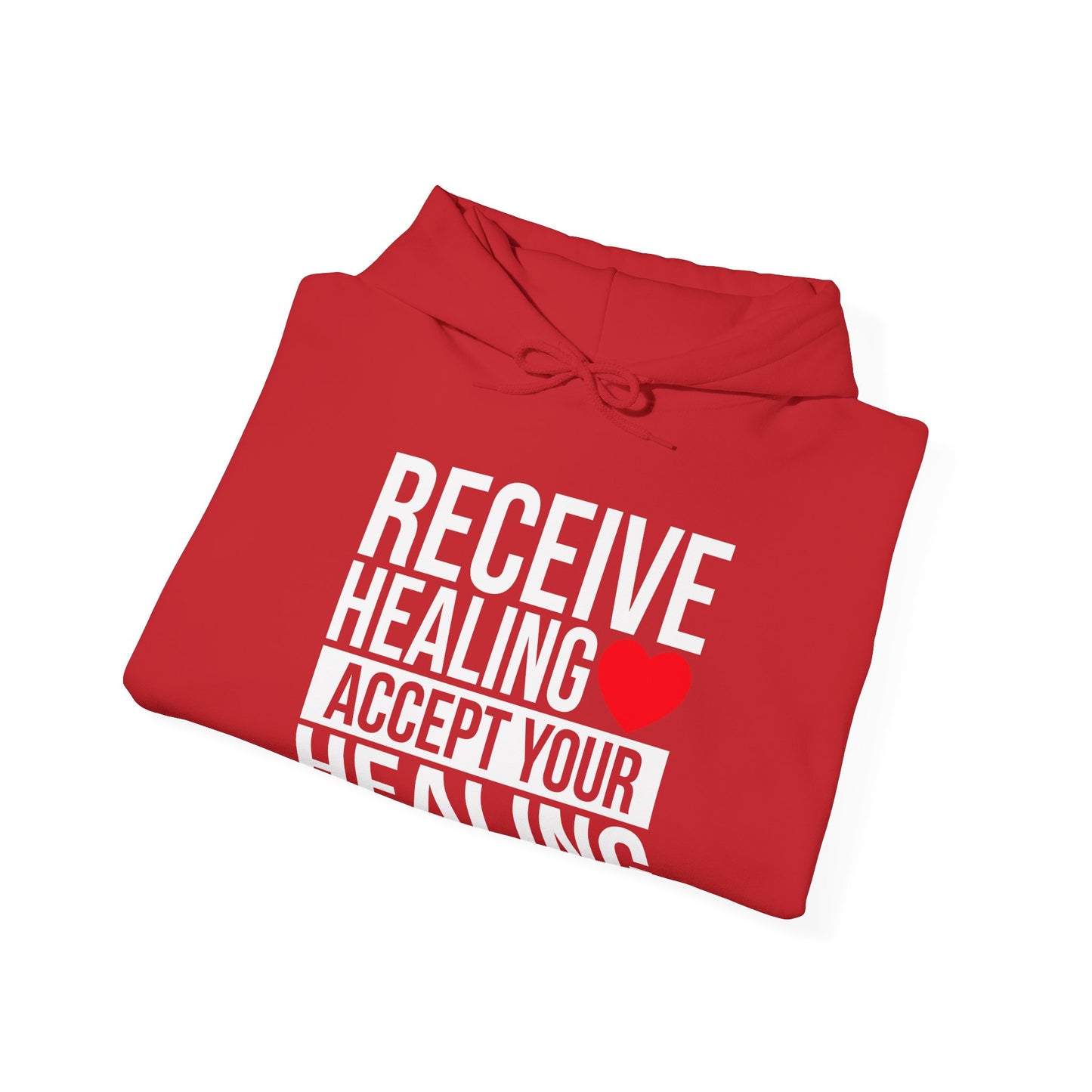Receive Healing Unisex Heavy Blend Hooded Sweatshirt