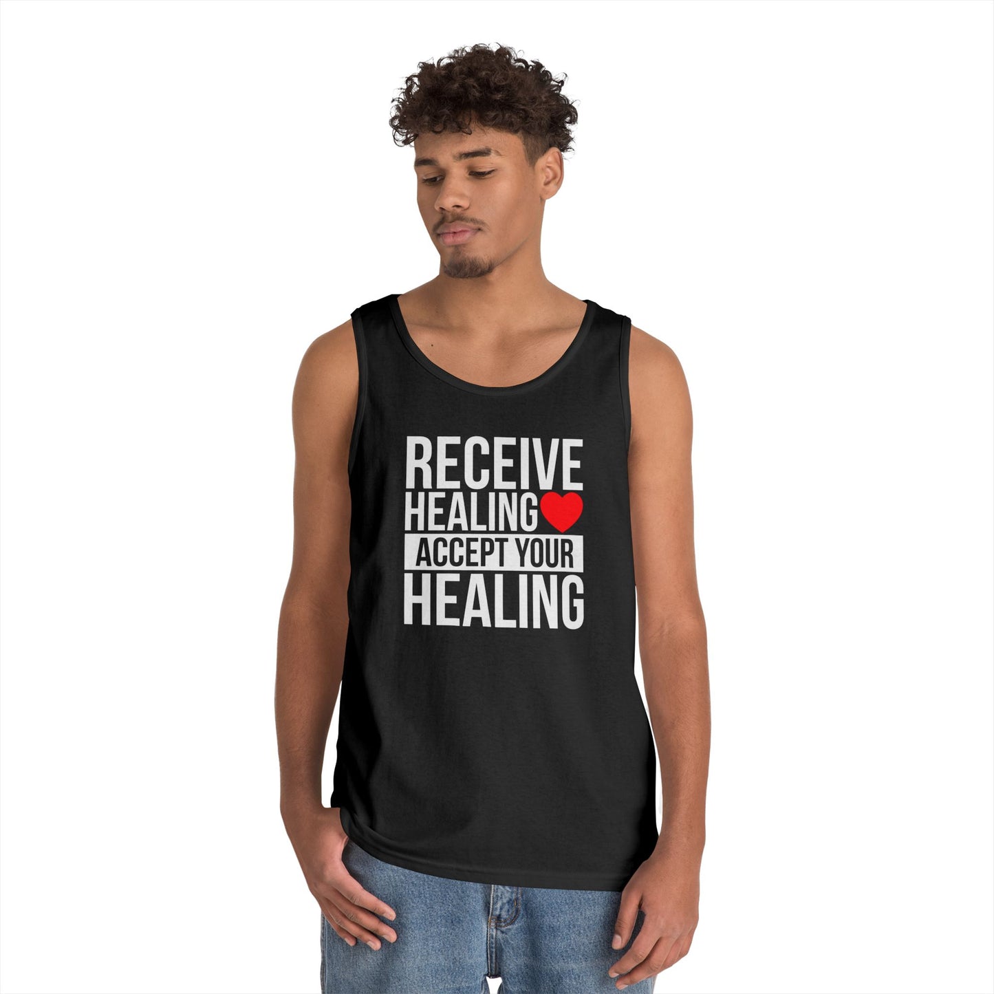 Receive Healing Heavy Cotton Tank Top