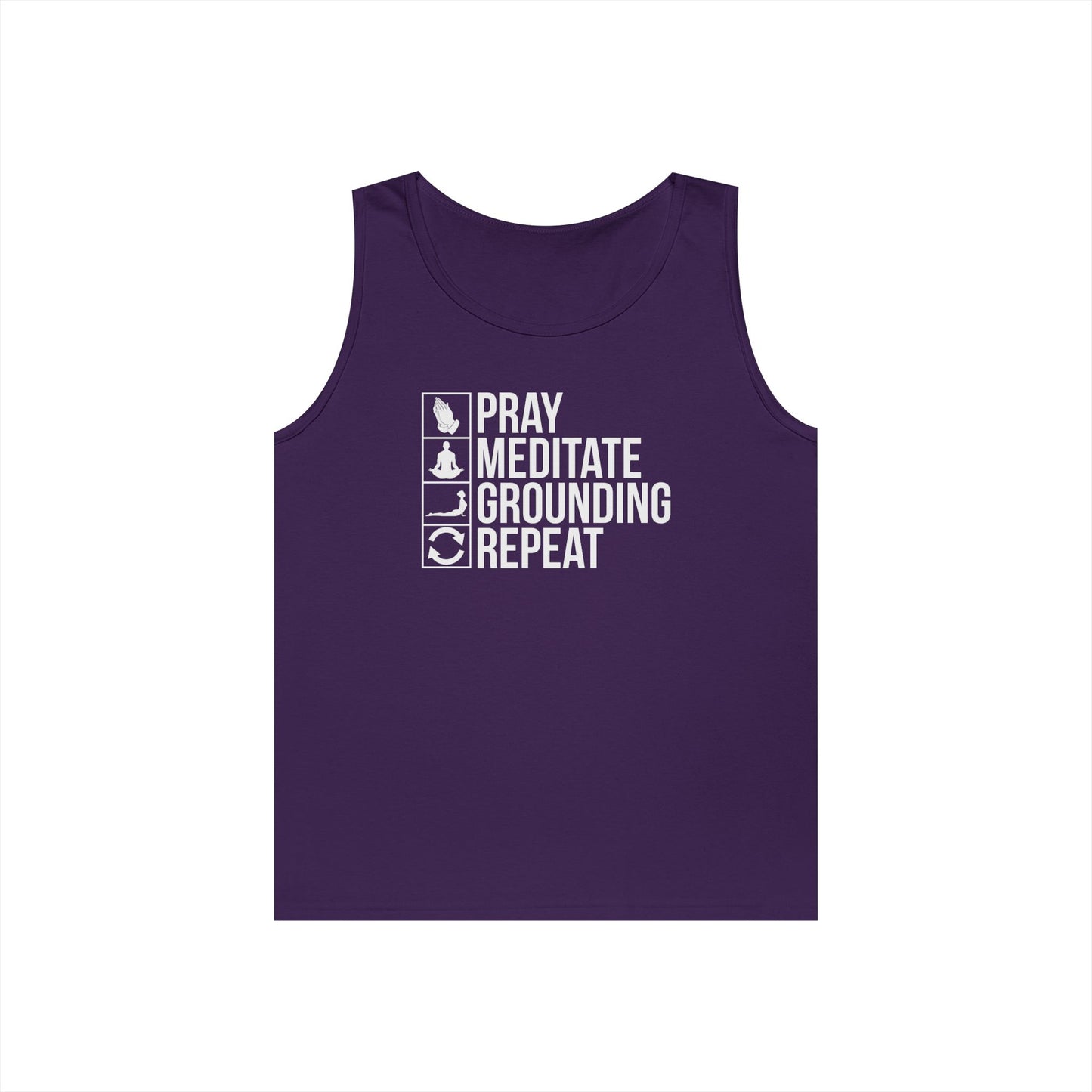 Repeat Unisex Heavy Cotton Tank Top