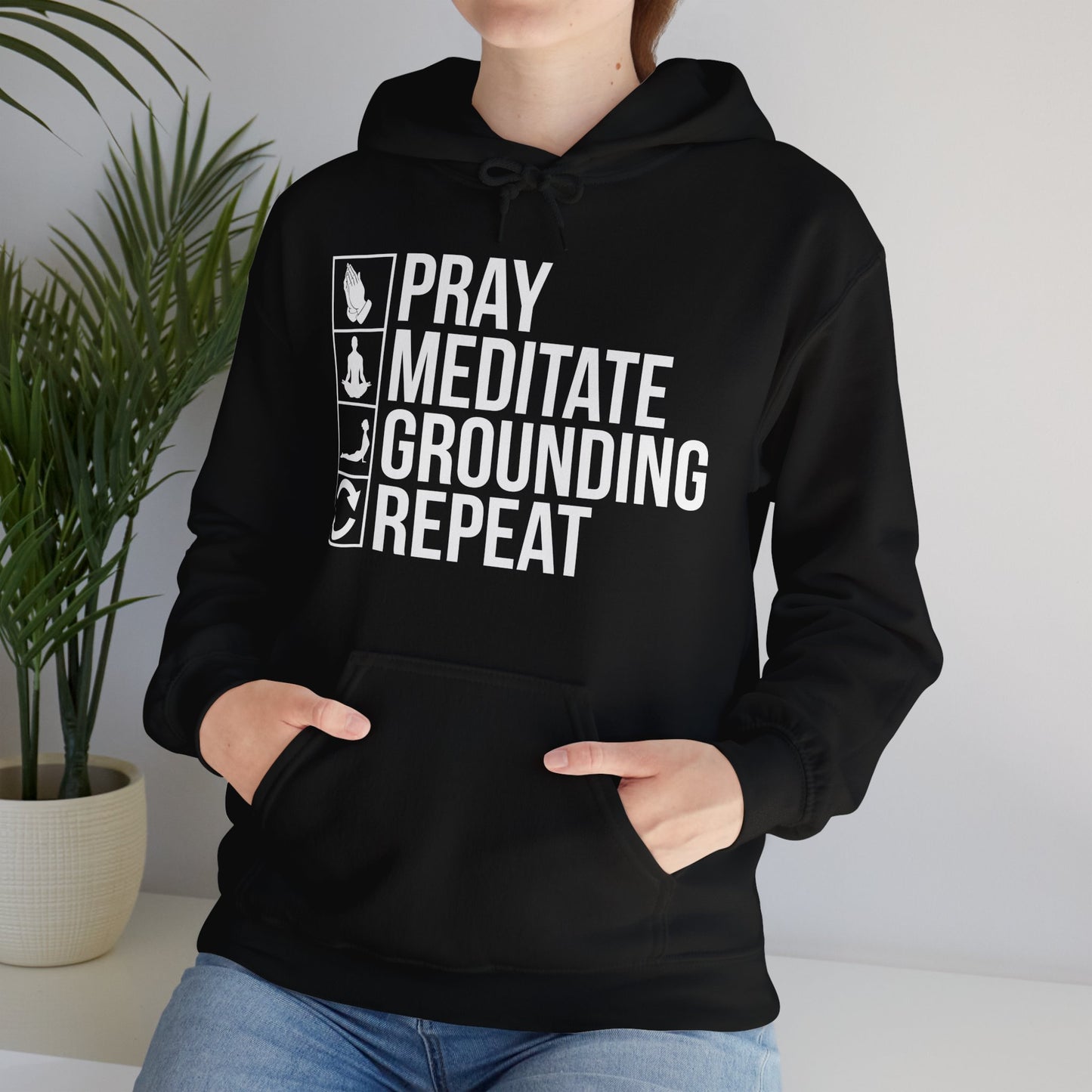 Repeat Unisex Heavy Blend Hooded Sweatshirt