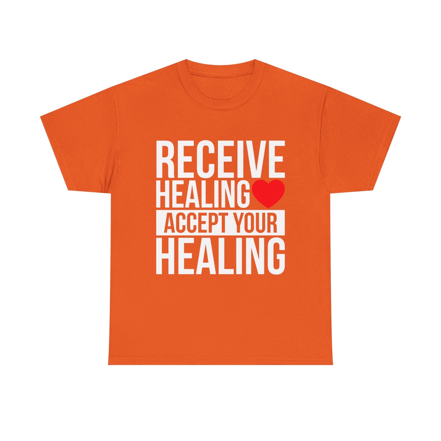 Unisex Heart Healing Heavy Cotton Tee