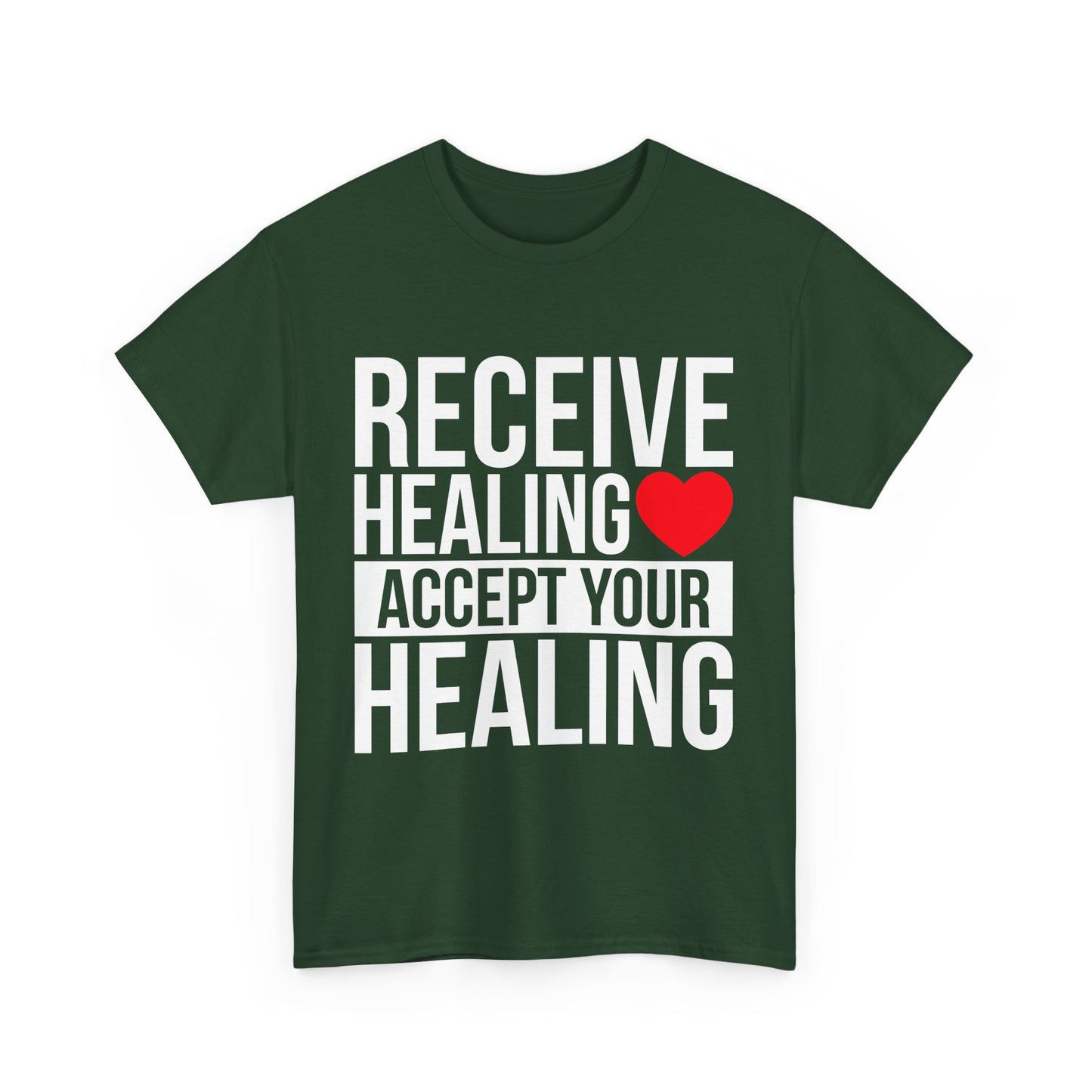 Unisex Heart Healing Heavy Cotton Tee