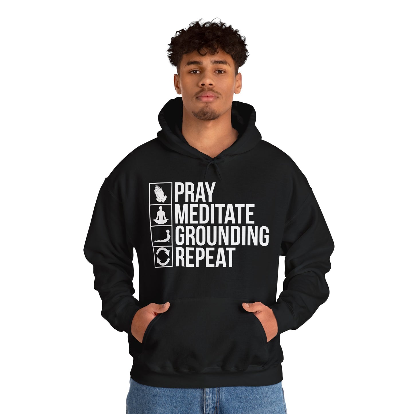 Repeat Unisex Heavy Blend Hooded Sweatshirt