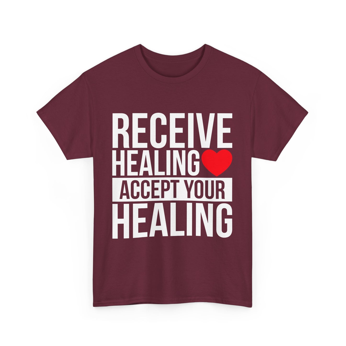 Unisex Heart Healing Heavy Cotton Tee