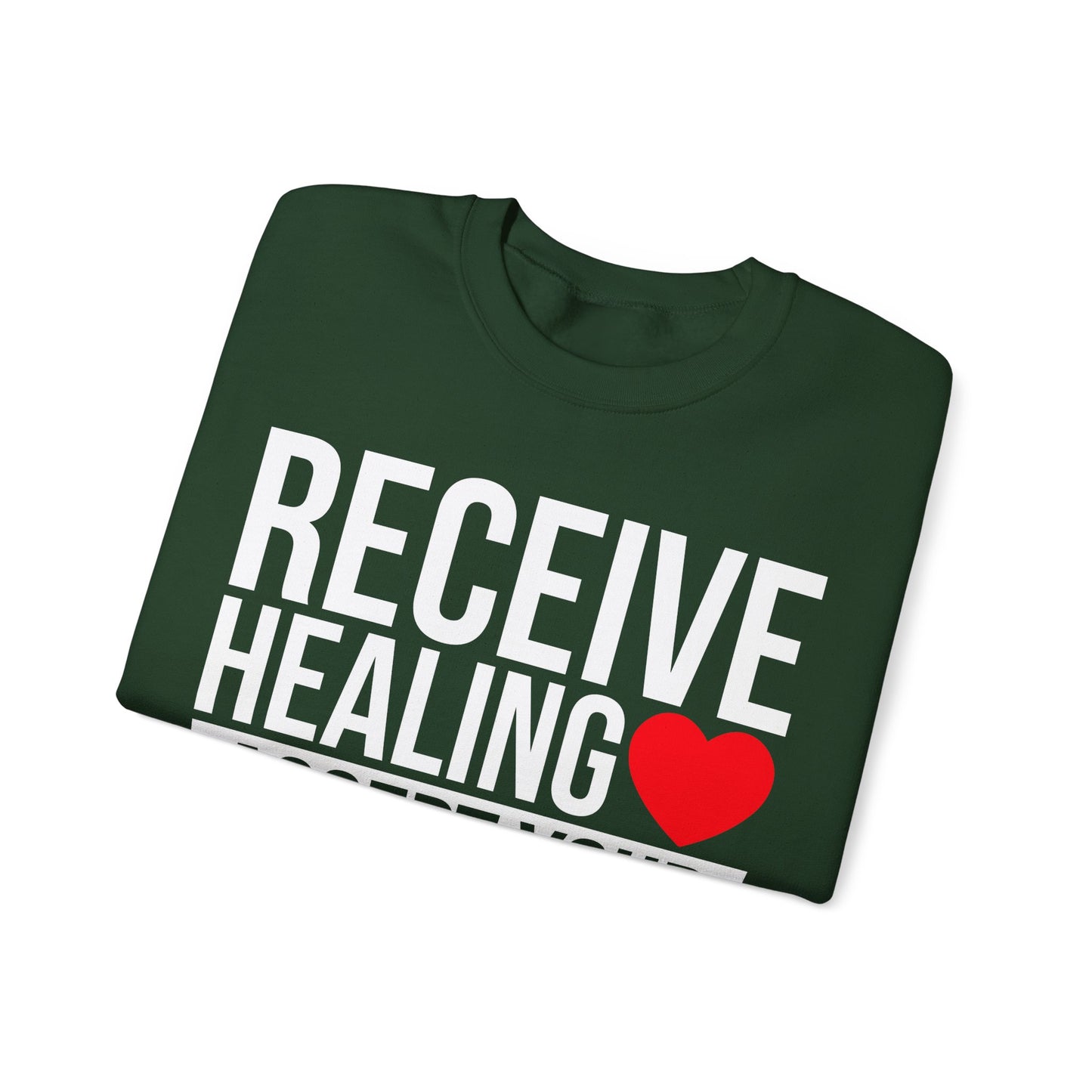 Receive Healing Crewneck Sweatshirt - Unisex Heavy Blend