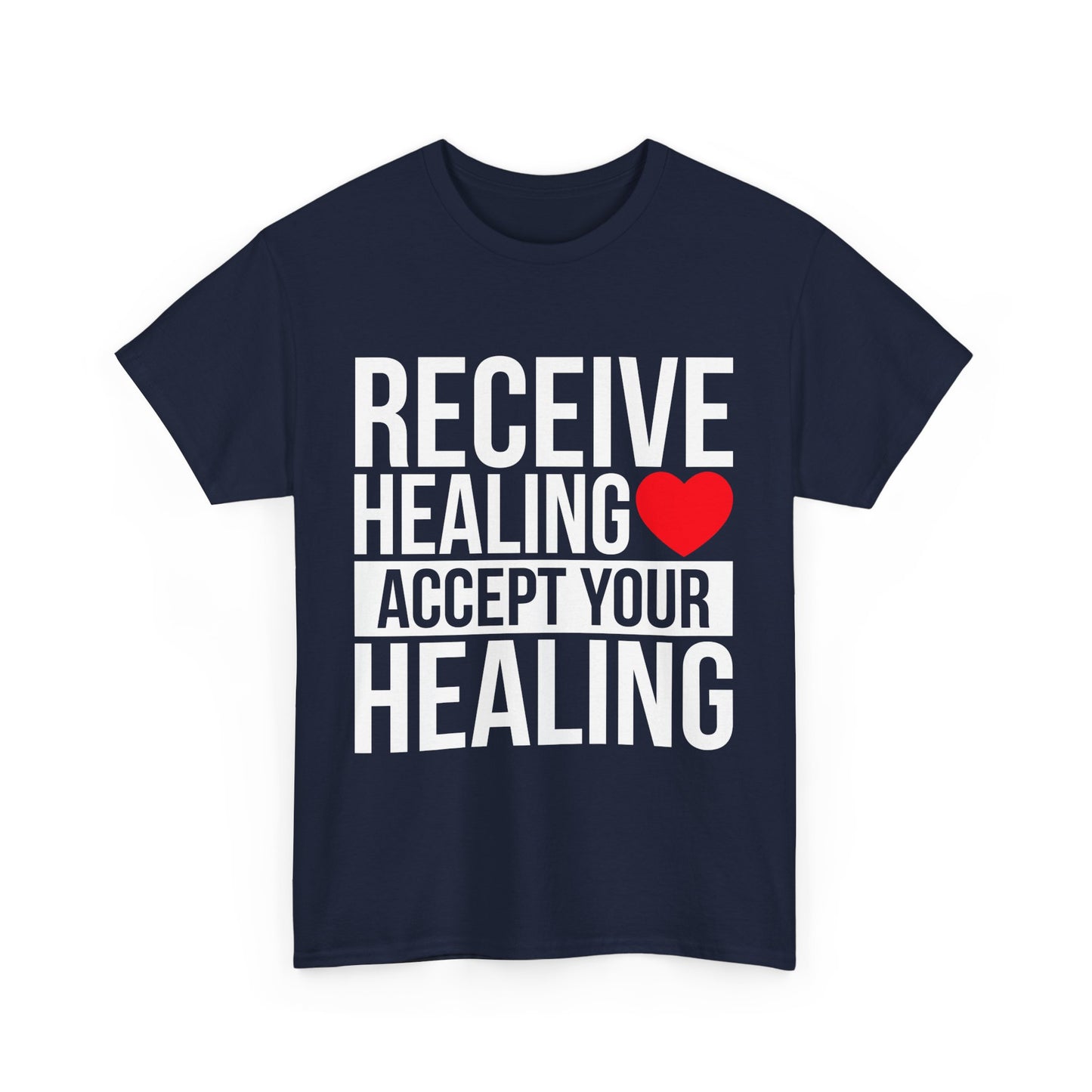Unisex Heart Healing Heavy Cotton Tee