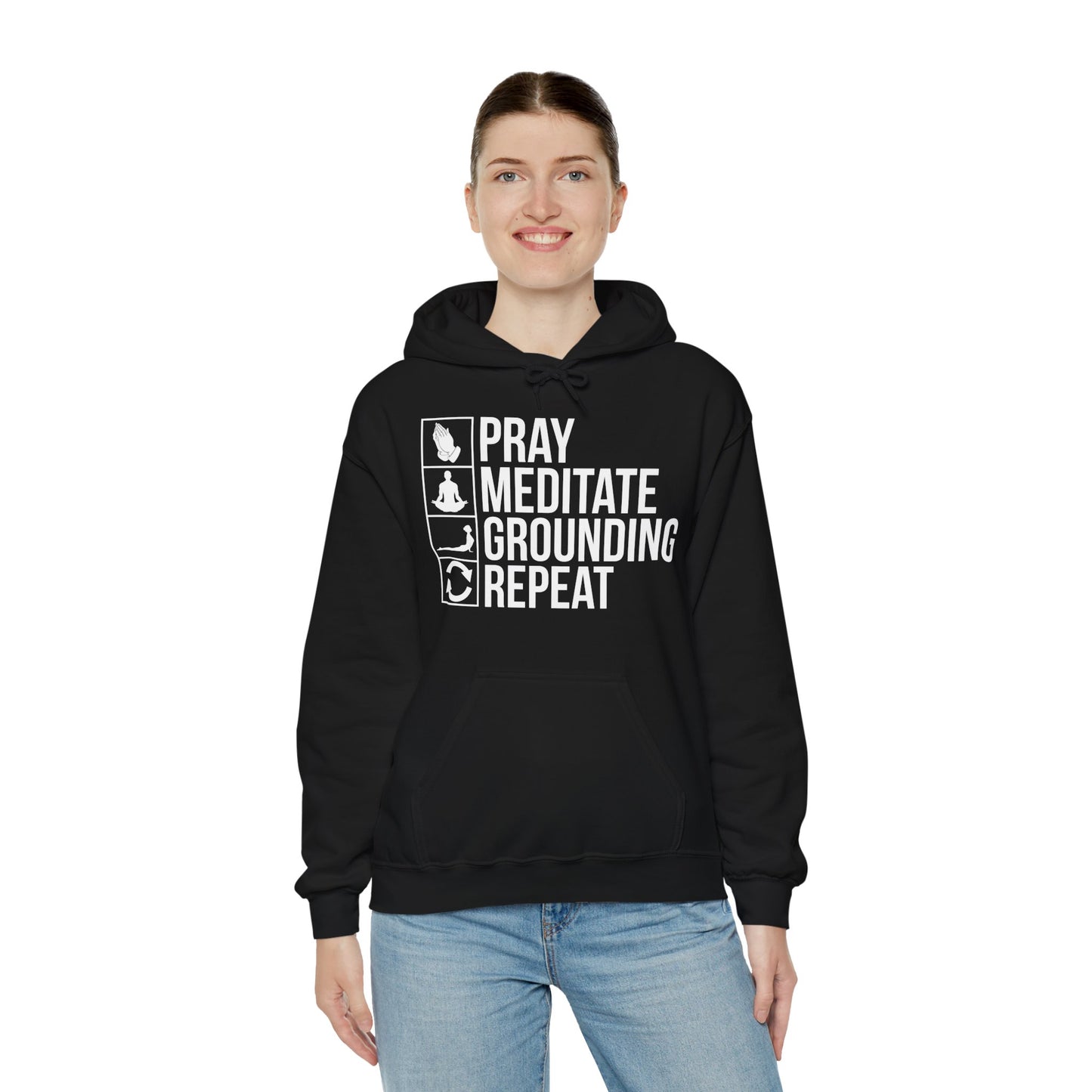 Repeat Unisex Heavy Blend Hooded Sweatshirt