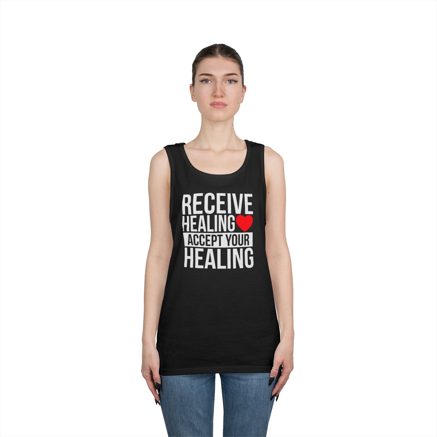 Receive Healing Heavy Cotton Tank Top