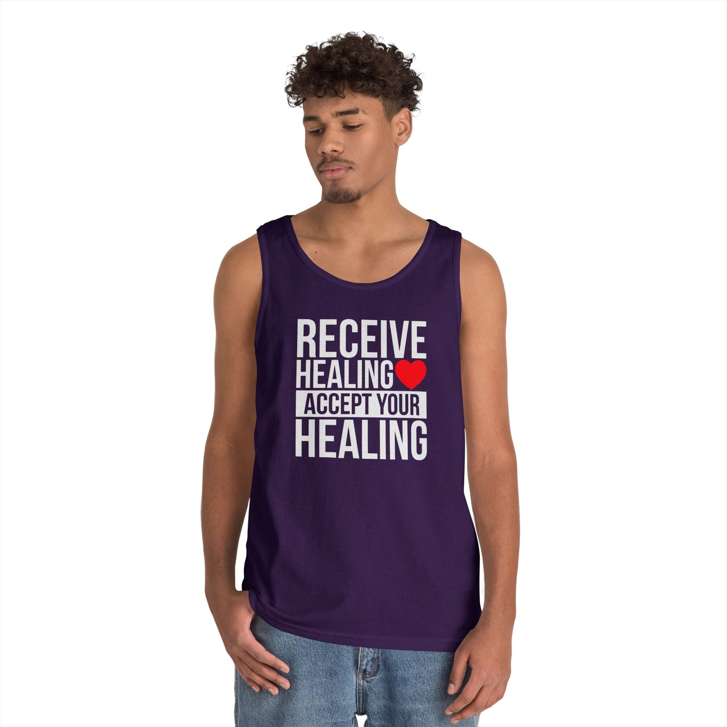 Receive Healing Heavy Cotton Tank Top