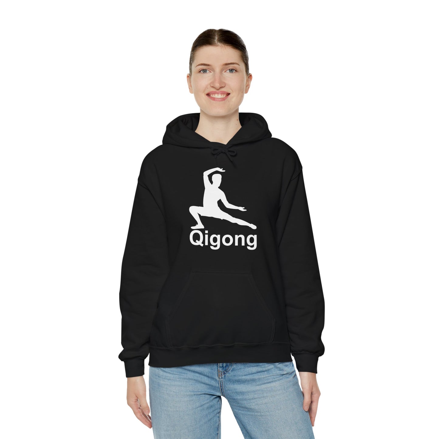 Qigong Unisex Heavy Blend Hooded Sweatshirt