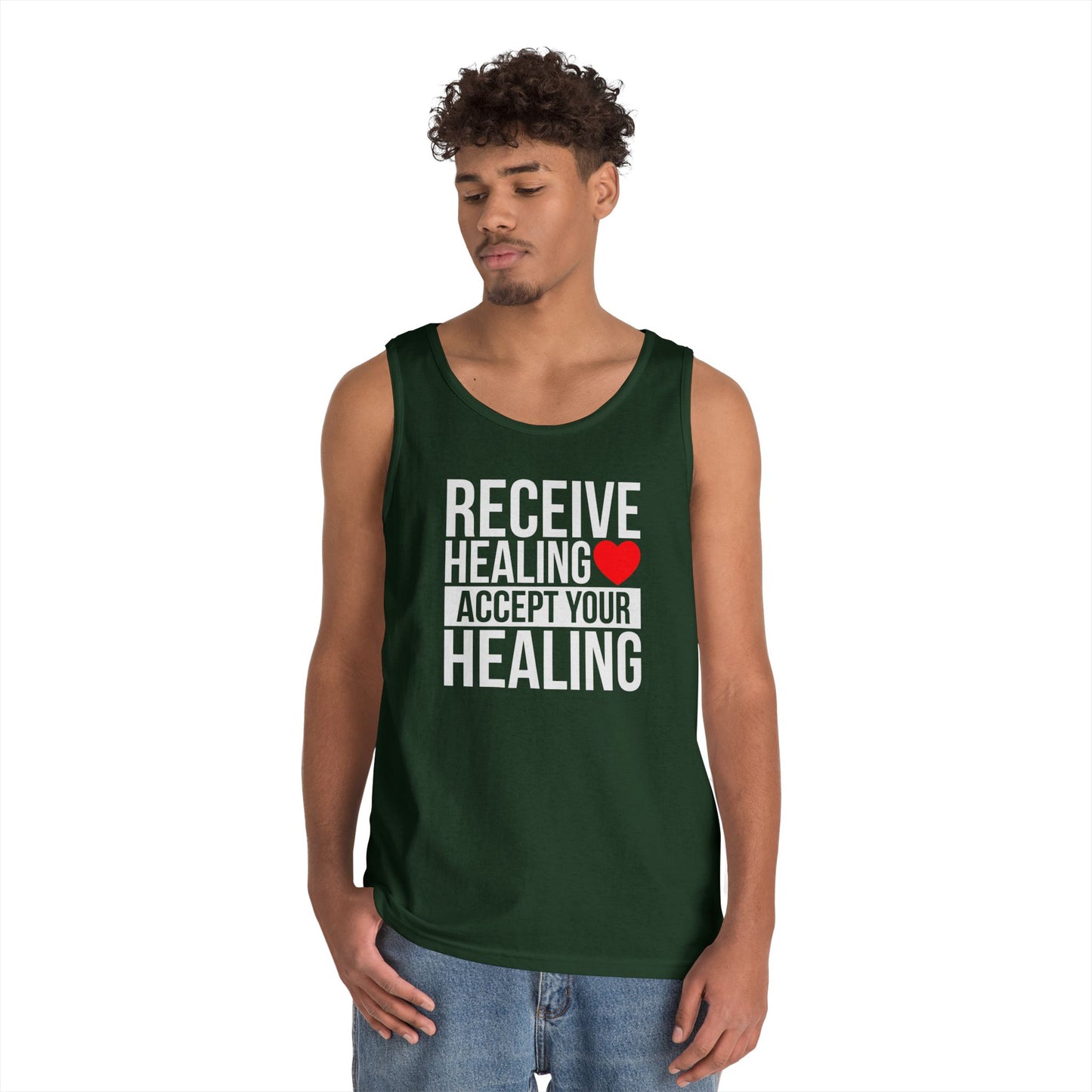 Receive Healing Heavy Cotton Tank Top