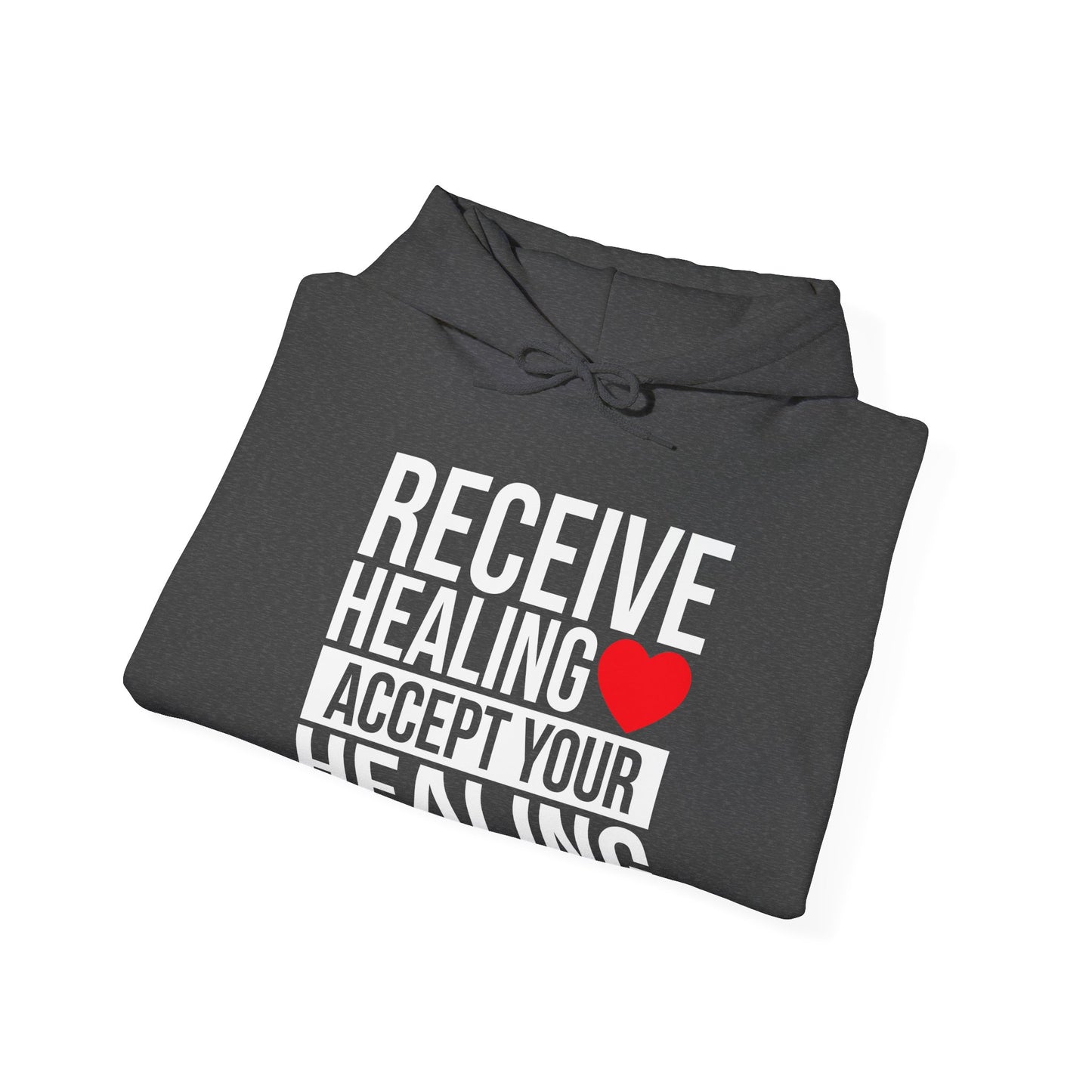 Receive Healing Unisex Heavy Blend Hooded Sweatshirt