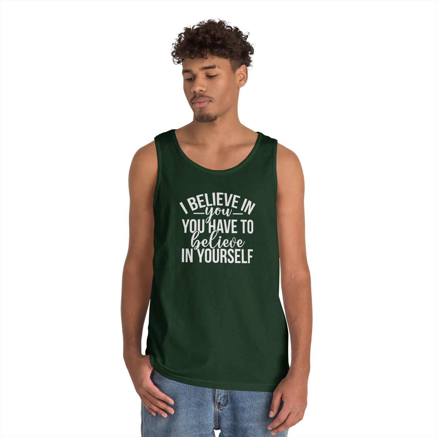 Believe in Yourself Heavy Cotton Tank Top