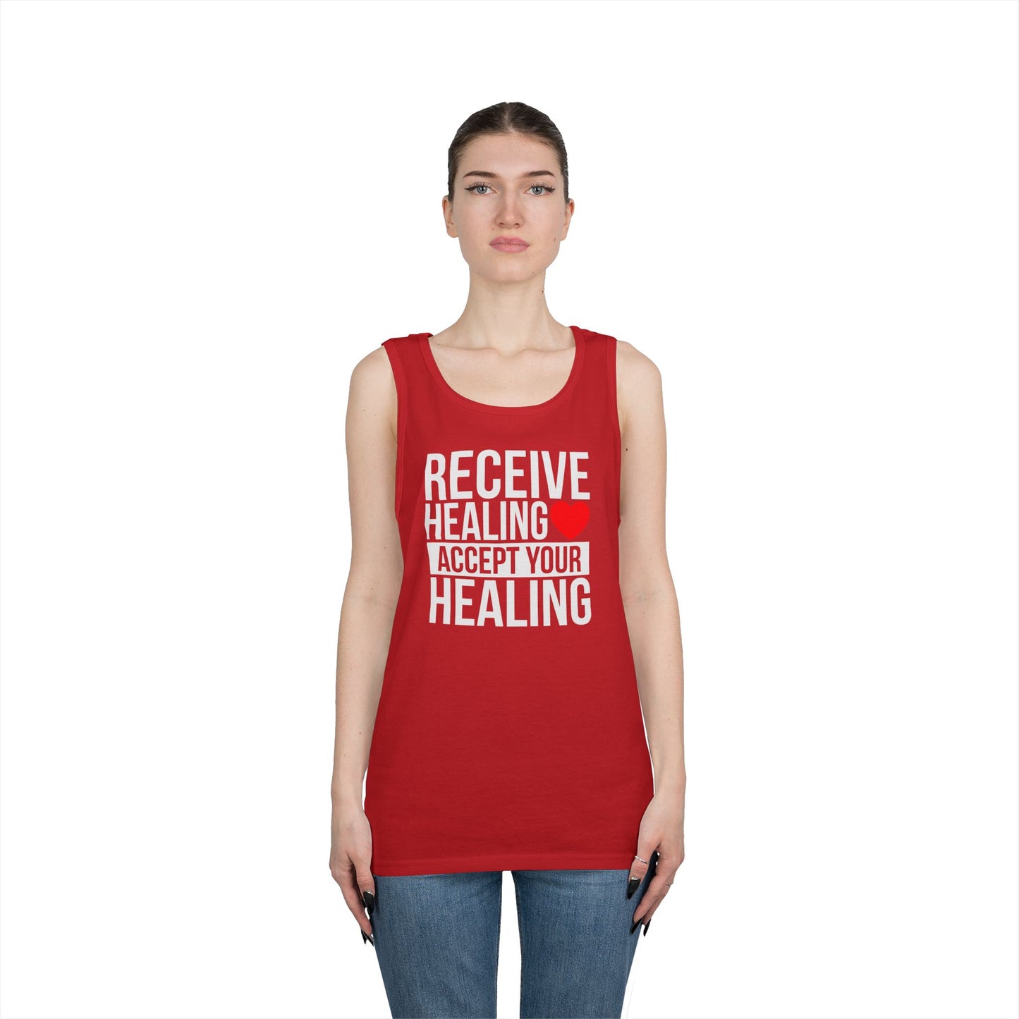 Receive Healing Heavy Cotton Tank Top