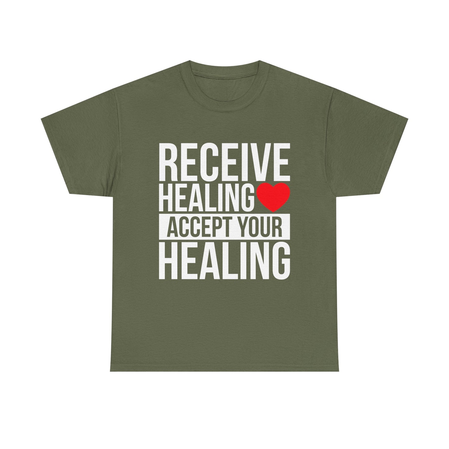 Unisex Heart Healing Heavy Cotton Tee