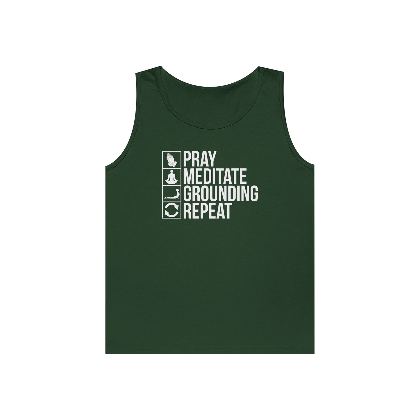 Repeat Unisex Heavy Cotton Tank Top