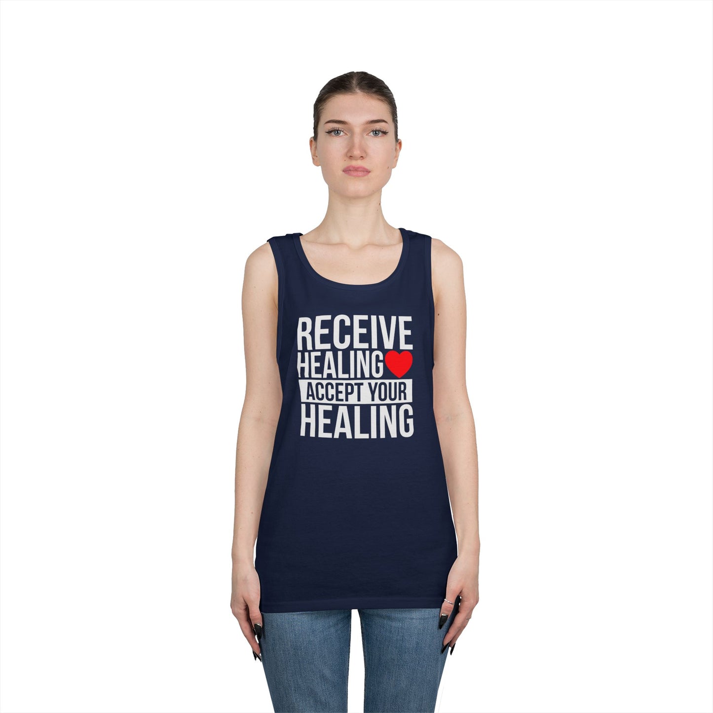 Receive Healing Heavy Cotton Tank Top